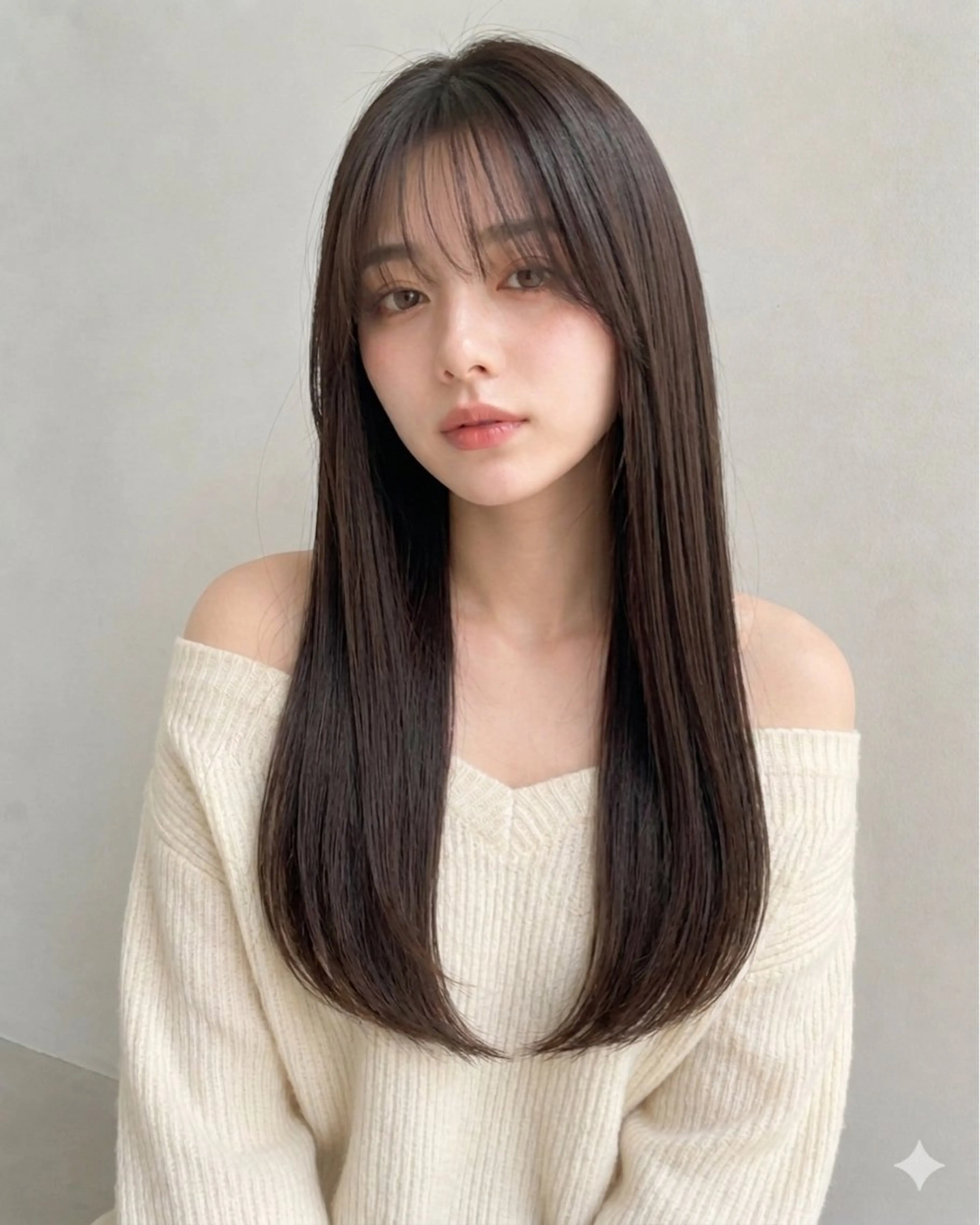 ロング カラー カット ヘアカラー トリートメント Garden 浅草蔵前のヘアスタイル