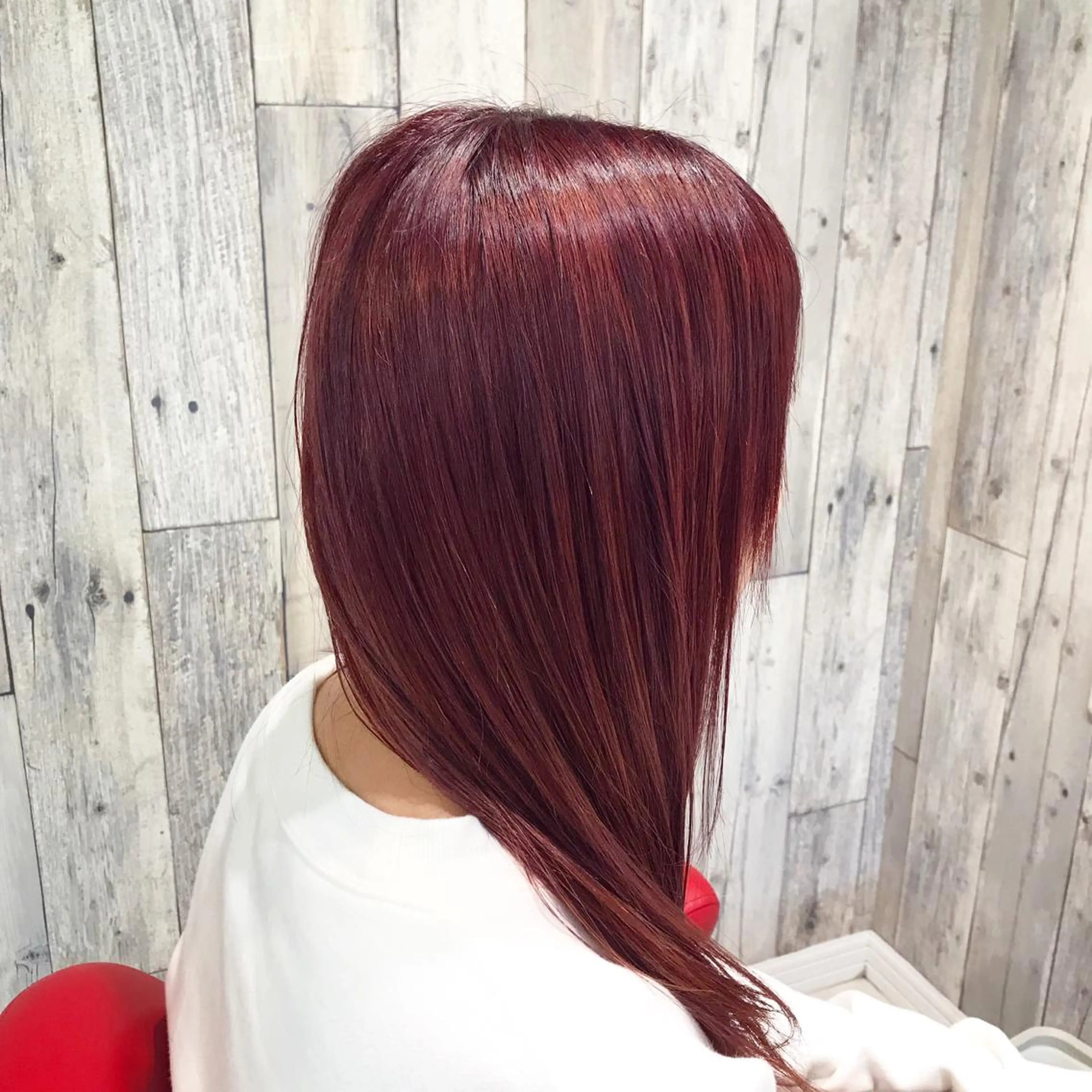 ロング カラー パーマ ヘアアレンジ ピンクカラー カット ヘアカラー トリートメント 長嶋 晃佑のヘアスタイル