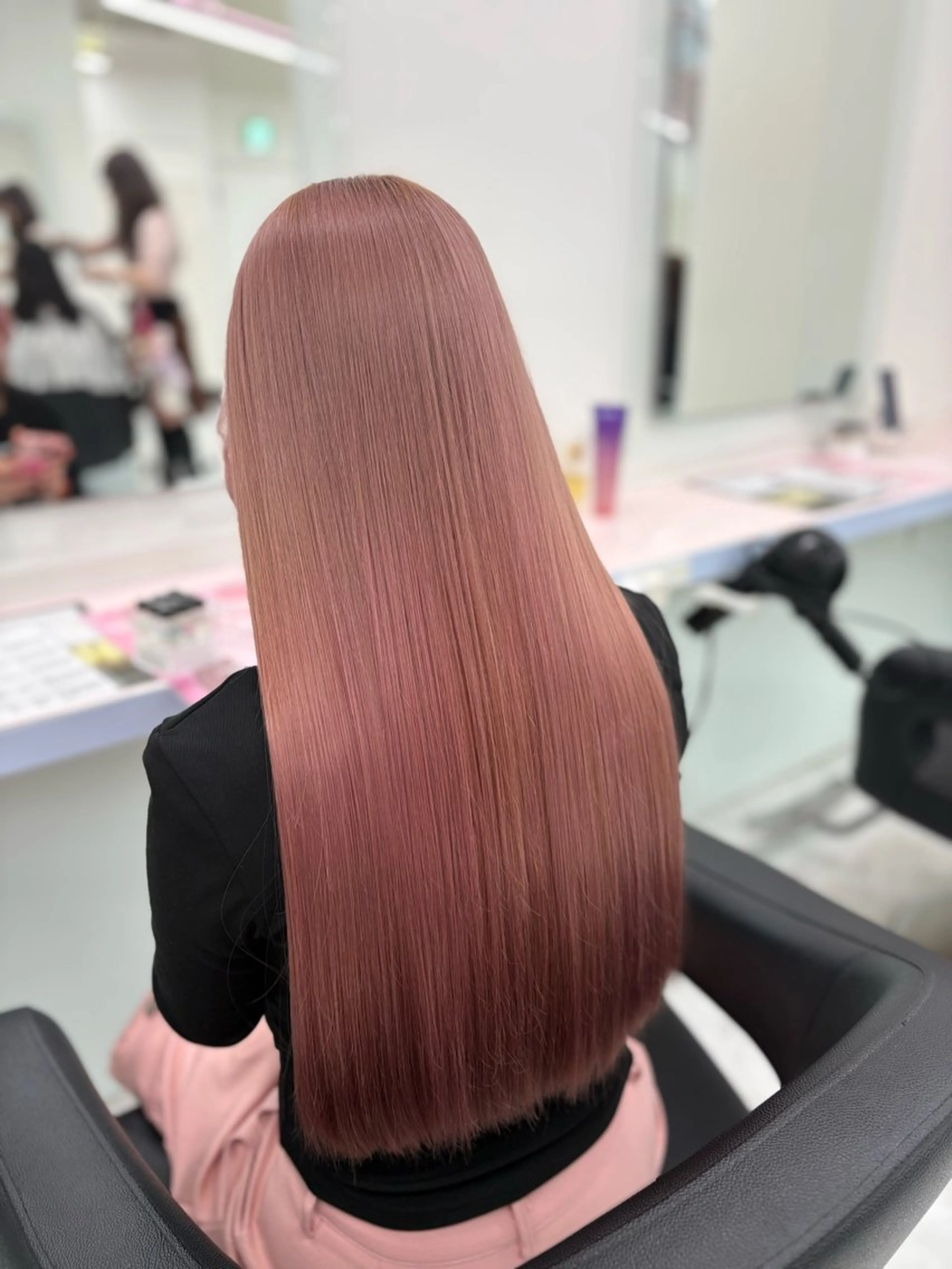 ロング カラー ヘアカラー 韓国風トレンドカラー 🩶RINA🩶のヘアスタイル