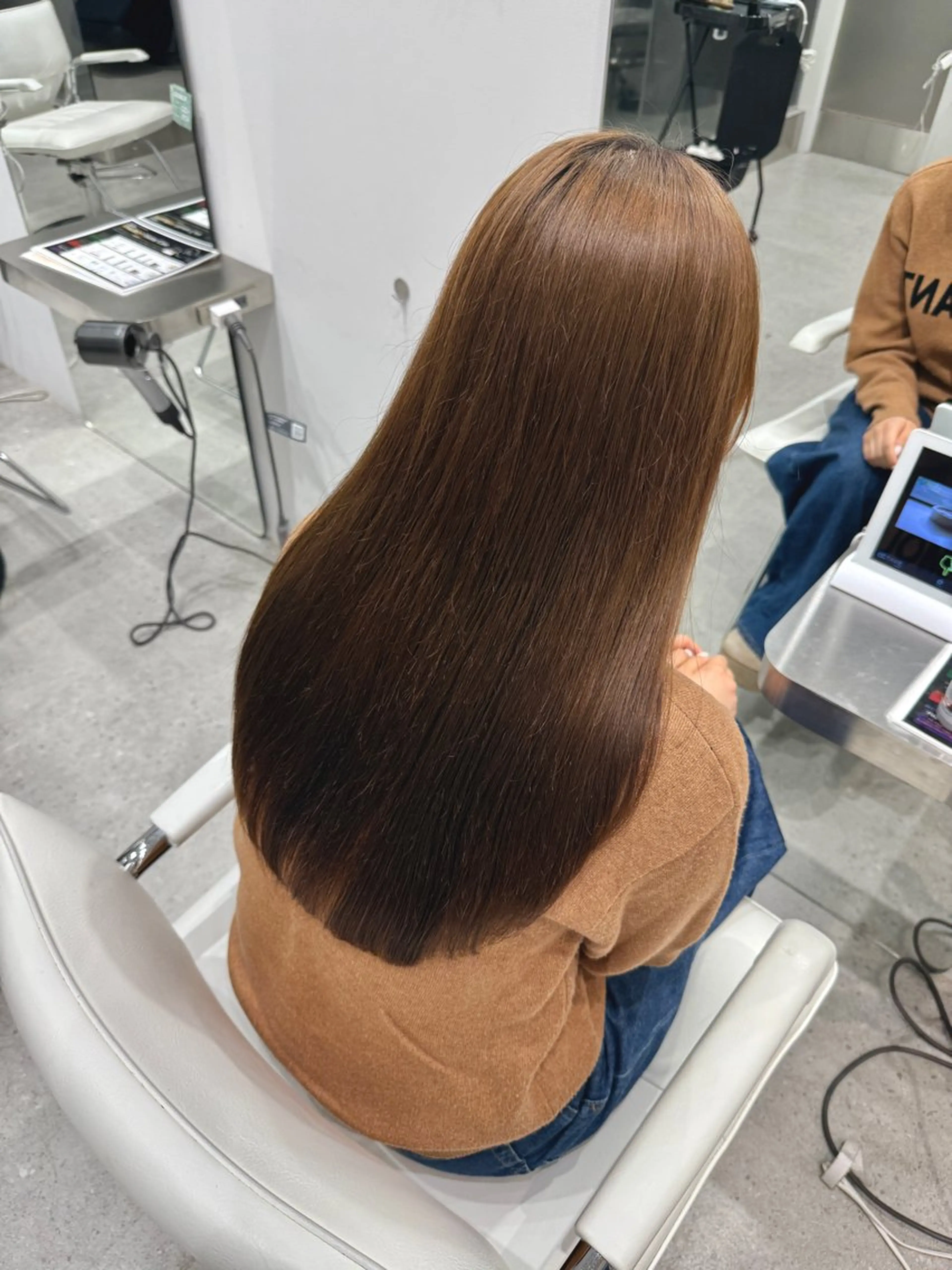 ロング カラー ベージュカラー カット ヘアカラー トリートメント Lyuck ⋆✦ HIROMIのヘアスタイル