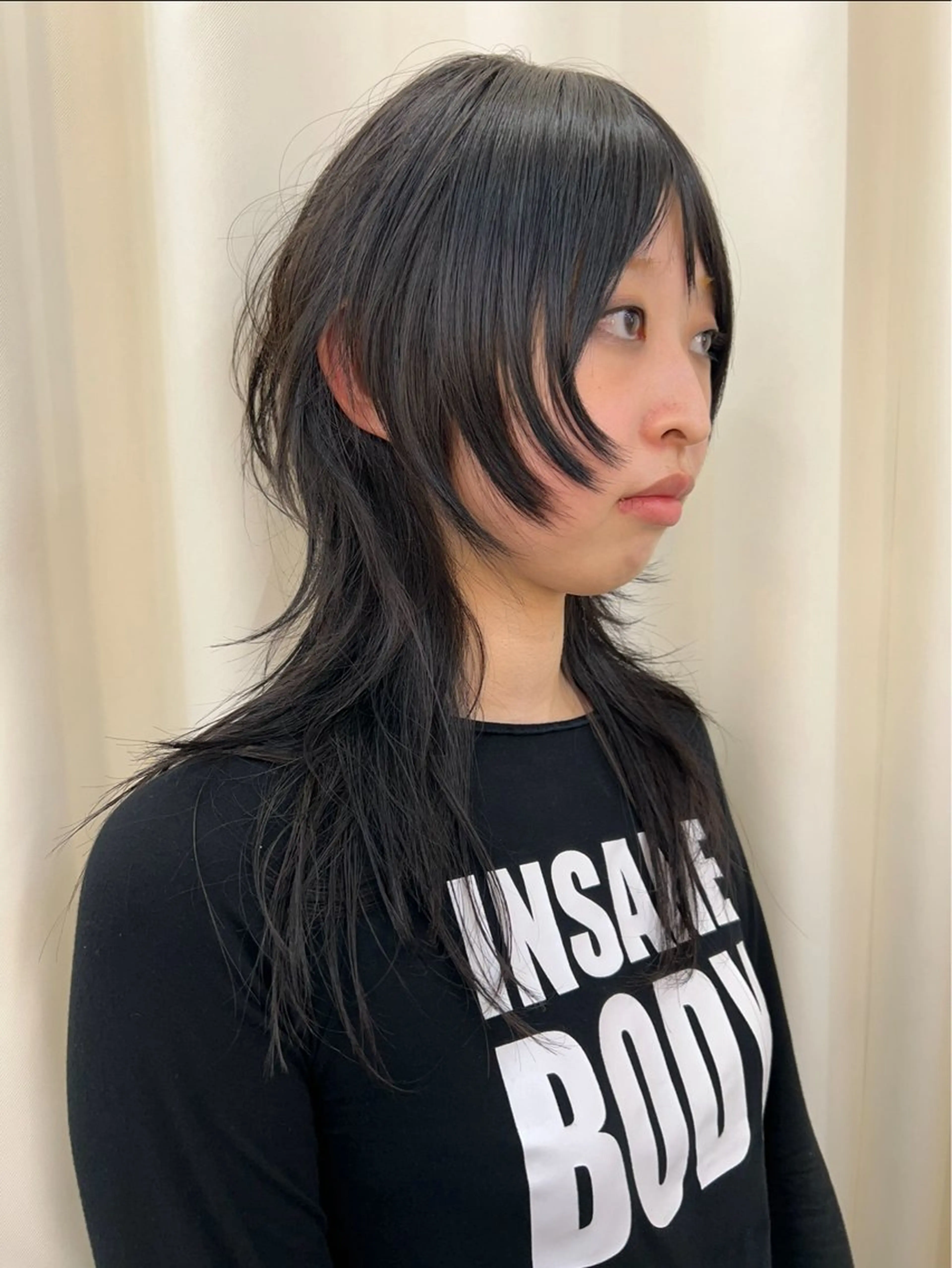 セミロング パーマ カット 縮毛矯正 haco＋所属・圧倒的デザイン力 店長🎨RENAのヘアスタイル