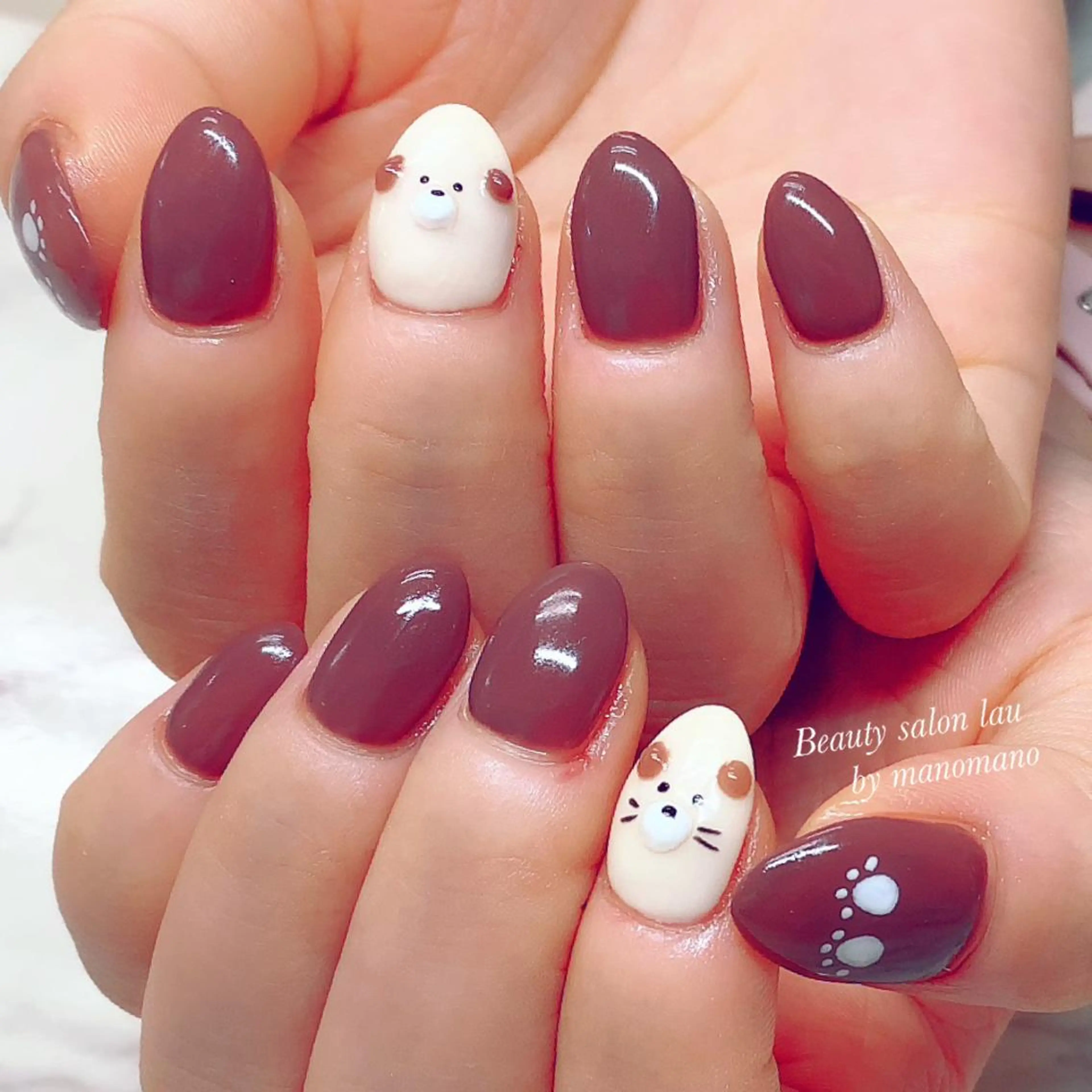 ネイル ラウバイマノマノ なかざとのネイルデザイン