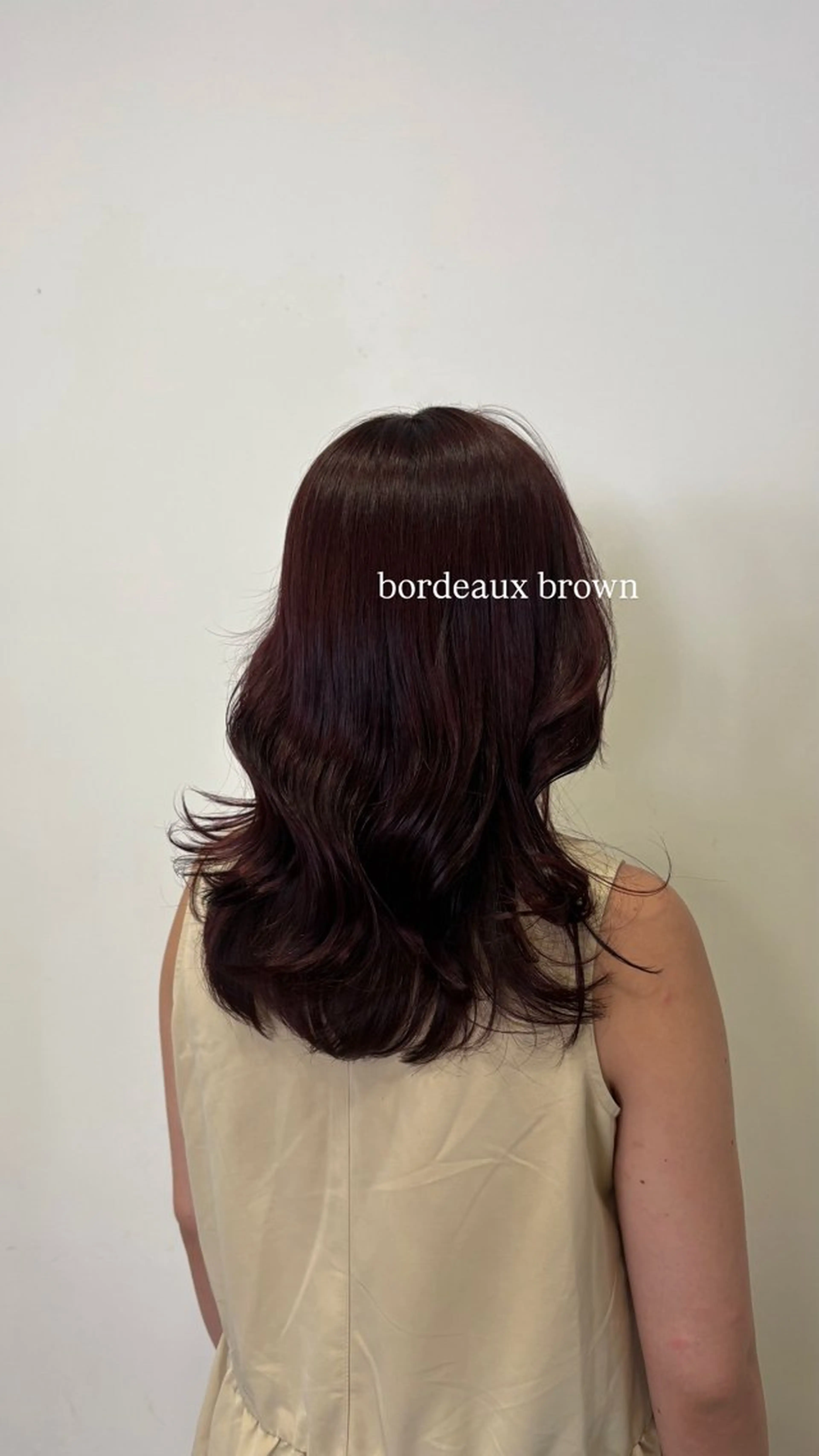 ミディアム カラー ブラウンカラー チョコカラー🤎 韓国風/MIHOのヘアスタイル