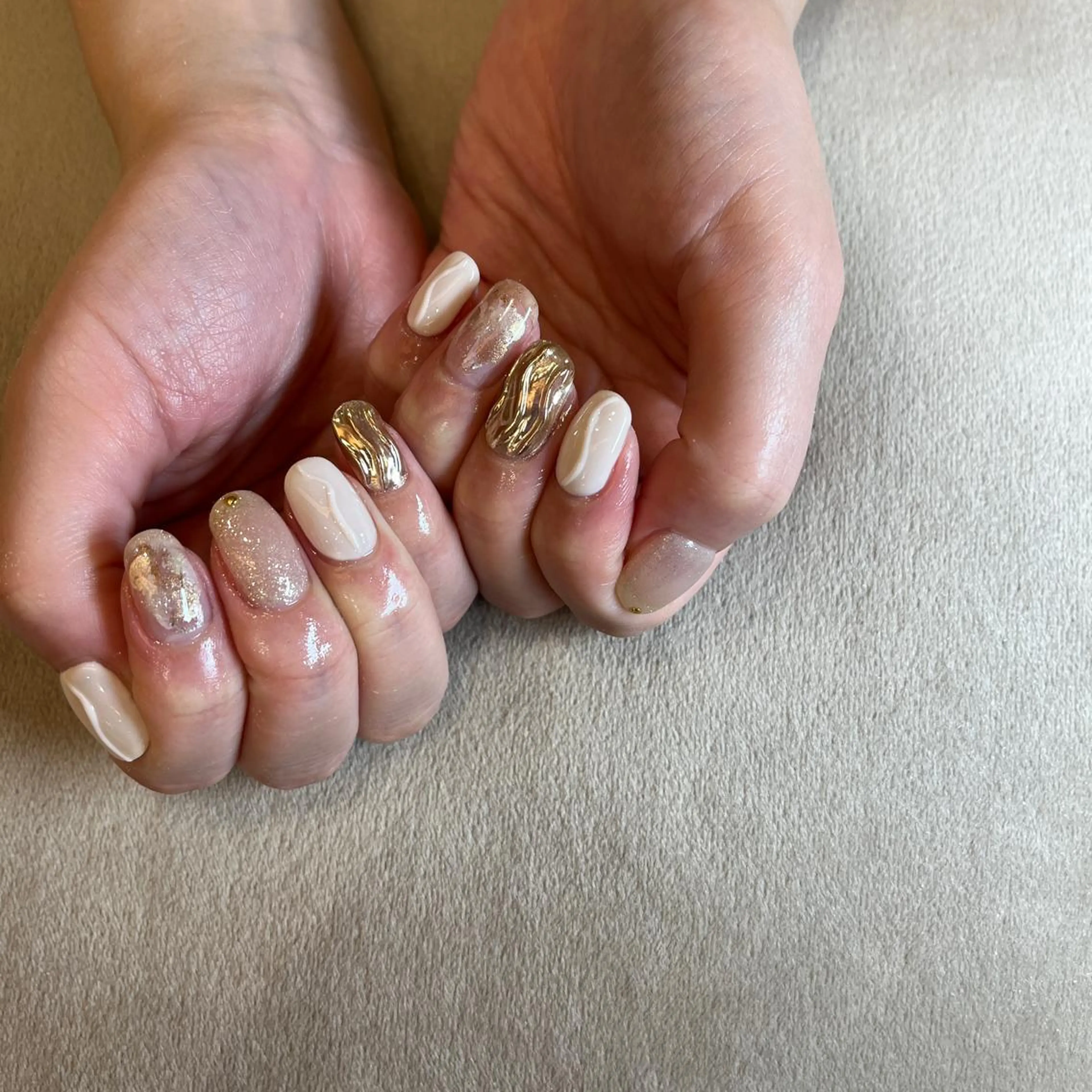 ネイル 持ち込み フリーランス¨̮⃝ ネイリストOKADAのネイルデザイン