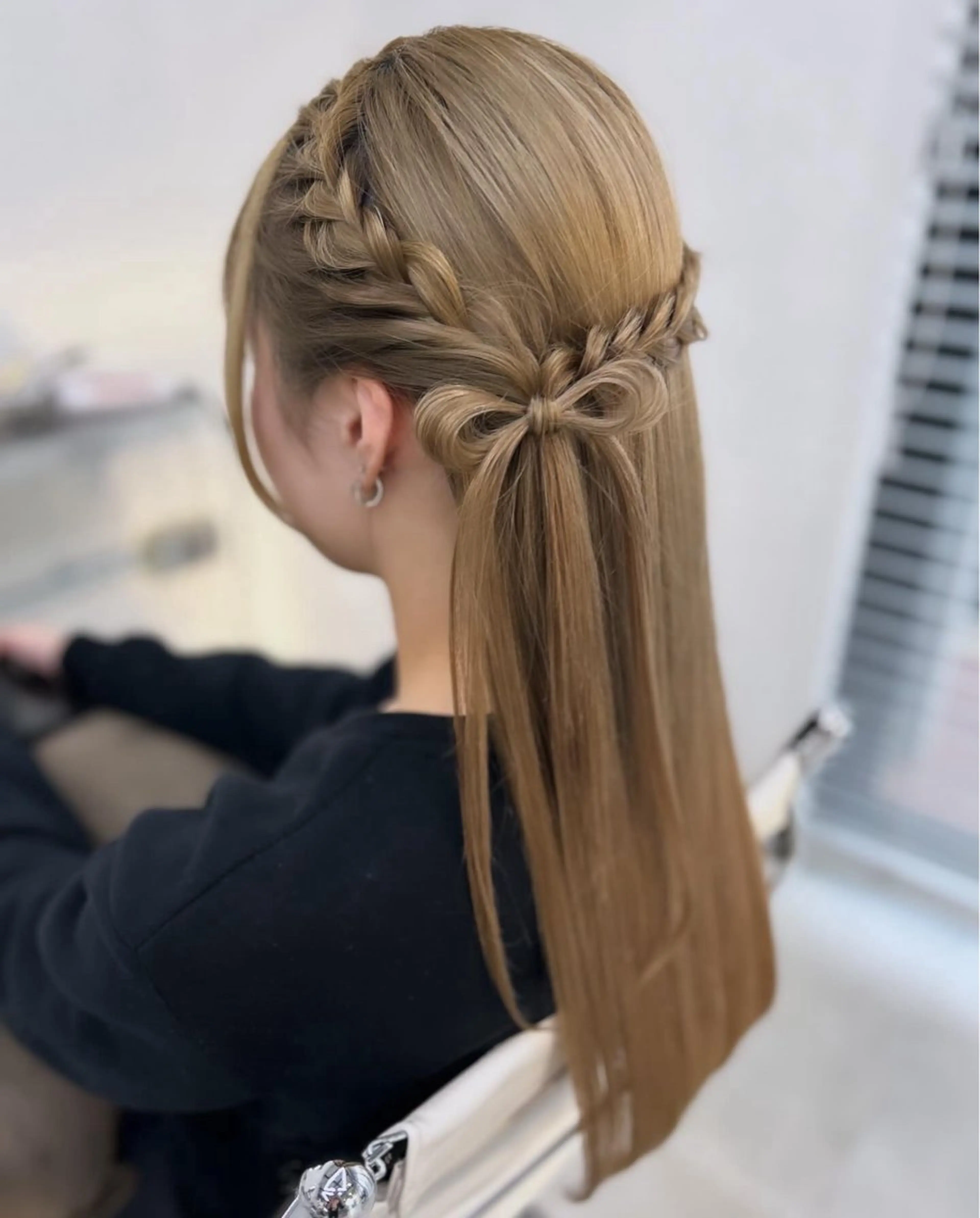 ロング 田口 莉奈のヘアスタイル