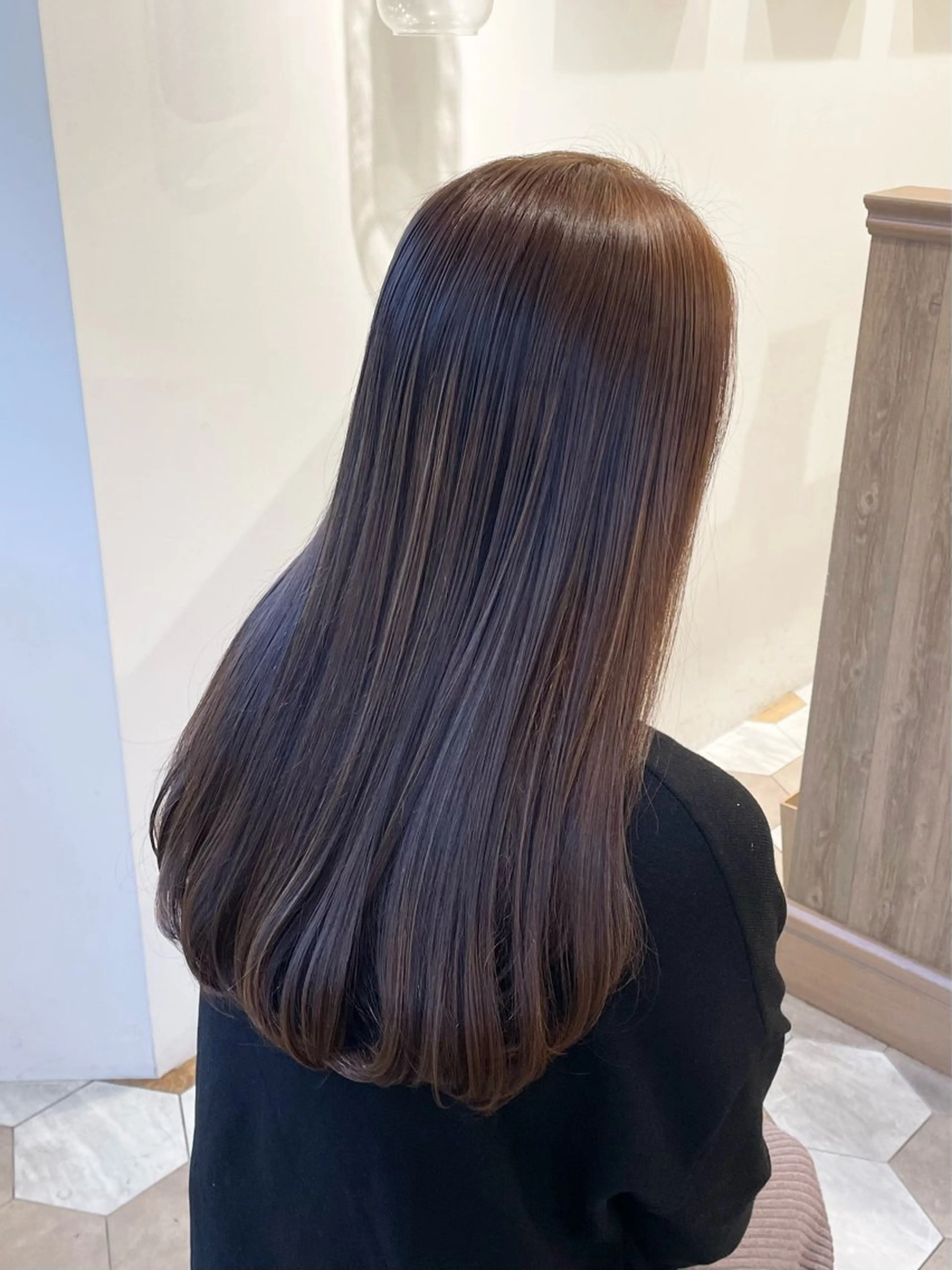 ロング トリートメント カット トリートメント 顔まわりcut🌿 Hinakoのヘアスタイル