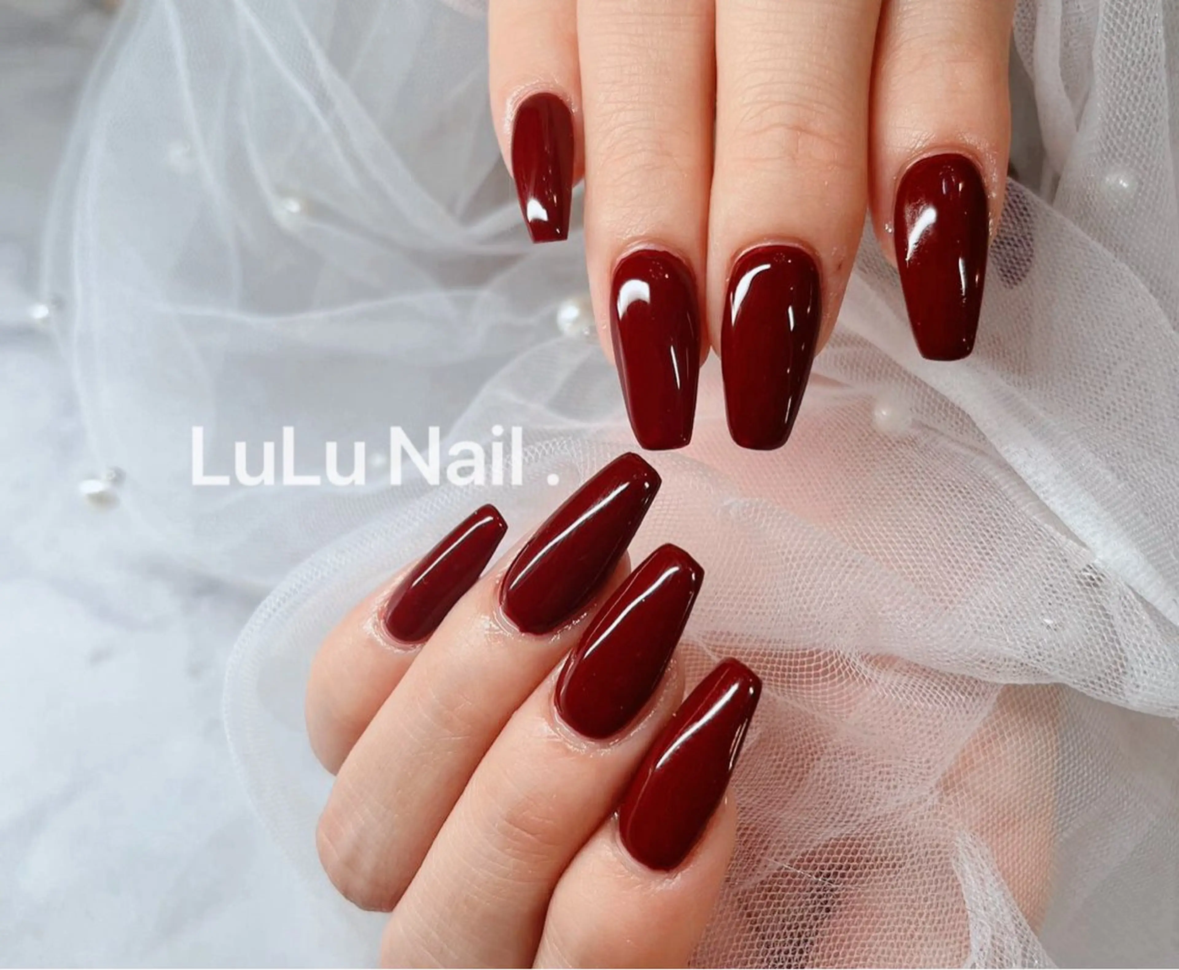 🩵チップ長さだし🩵ワンカラ/ラメグラ💅🏼ケア込み、【600色から選べる】の写真