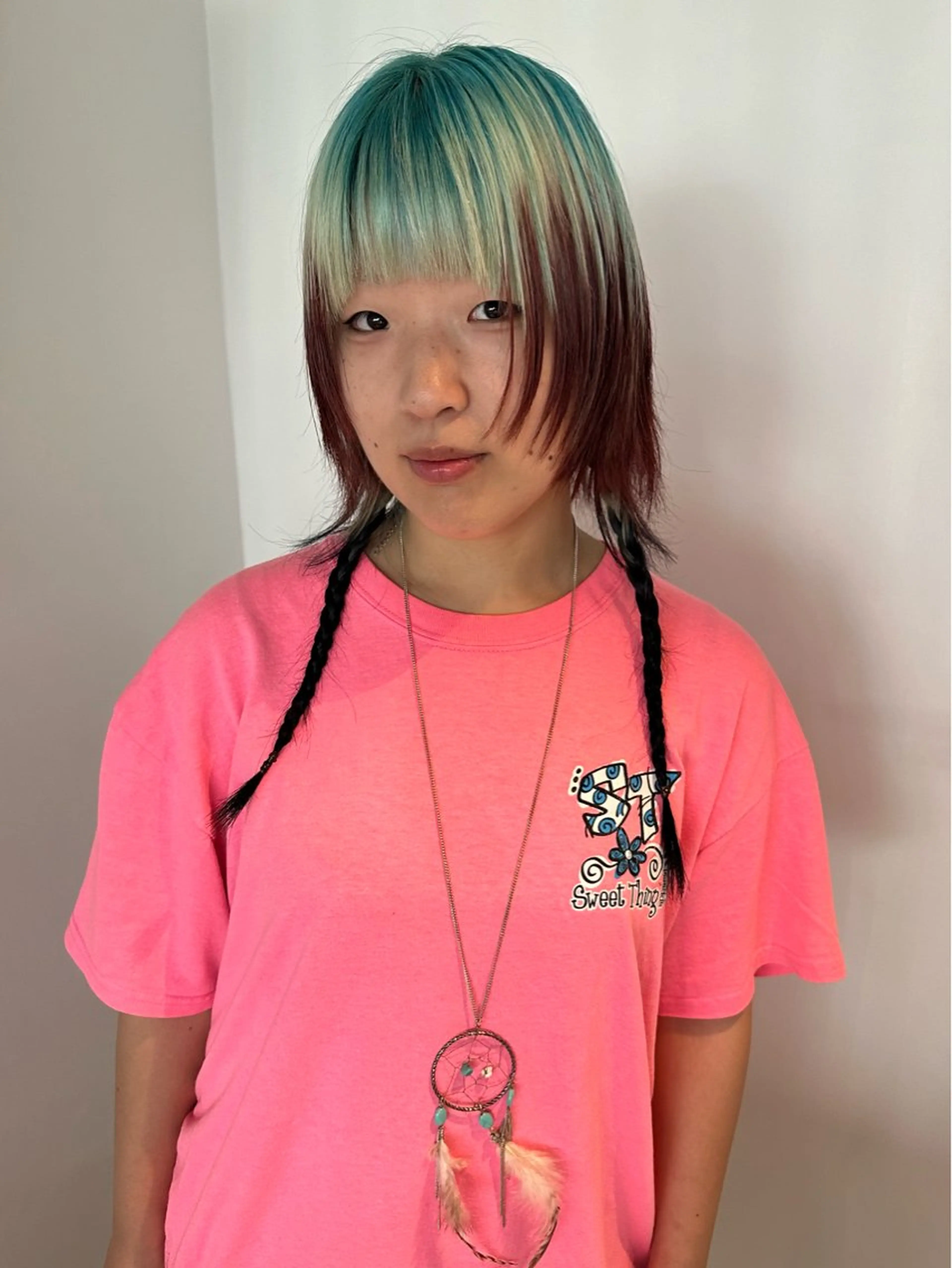 セミロング カラー カット ヘアカラー 🎀オイダイラ モモカ🎀のヘアスタイル