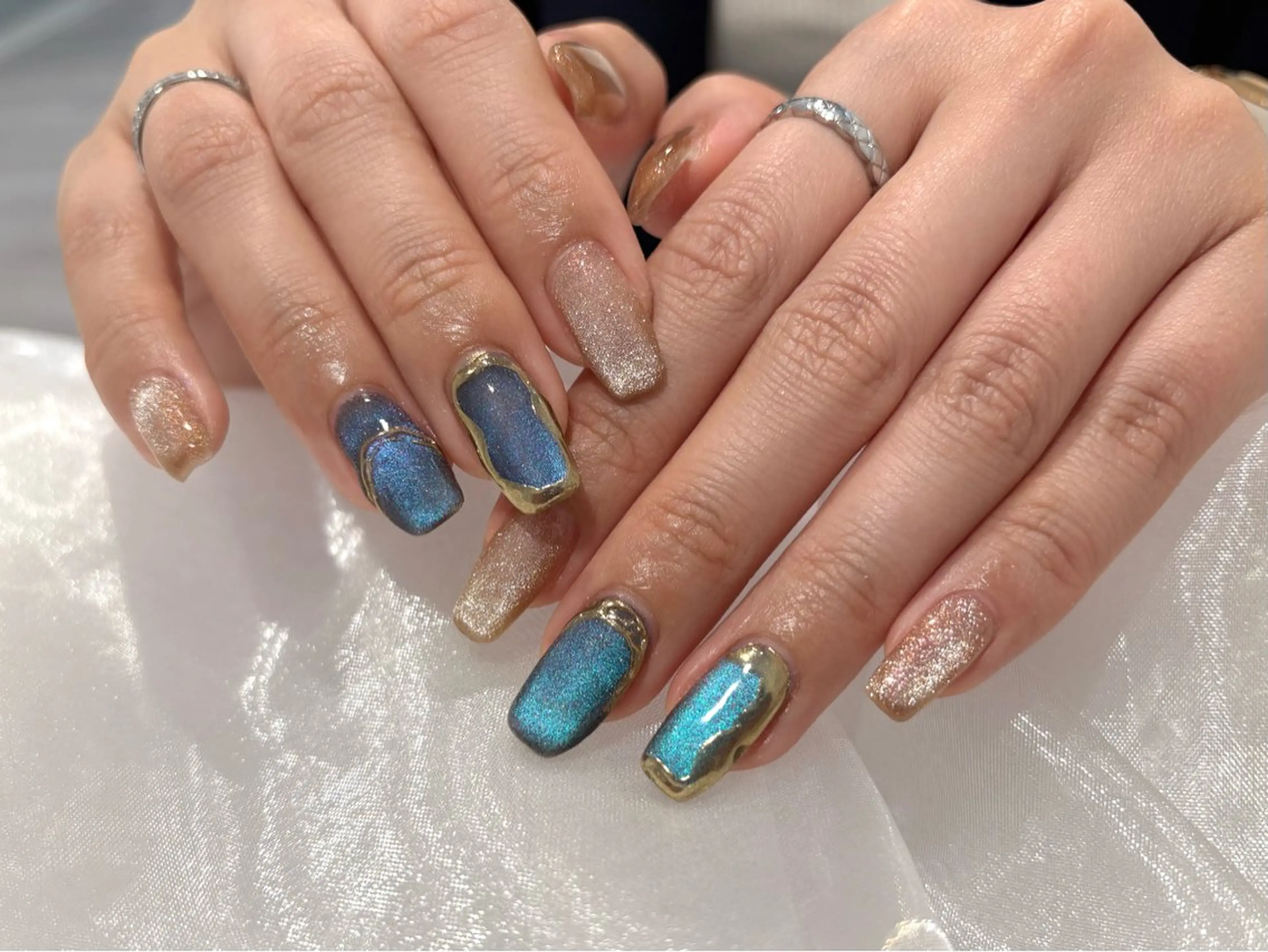 ネイル eight横浜☁️ くまべのネイルデザイン