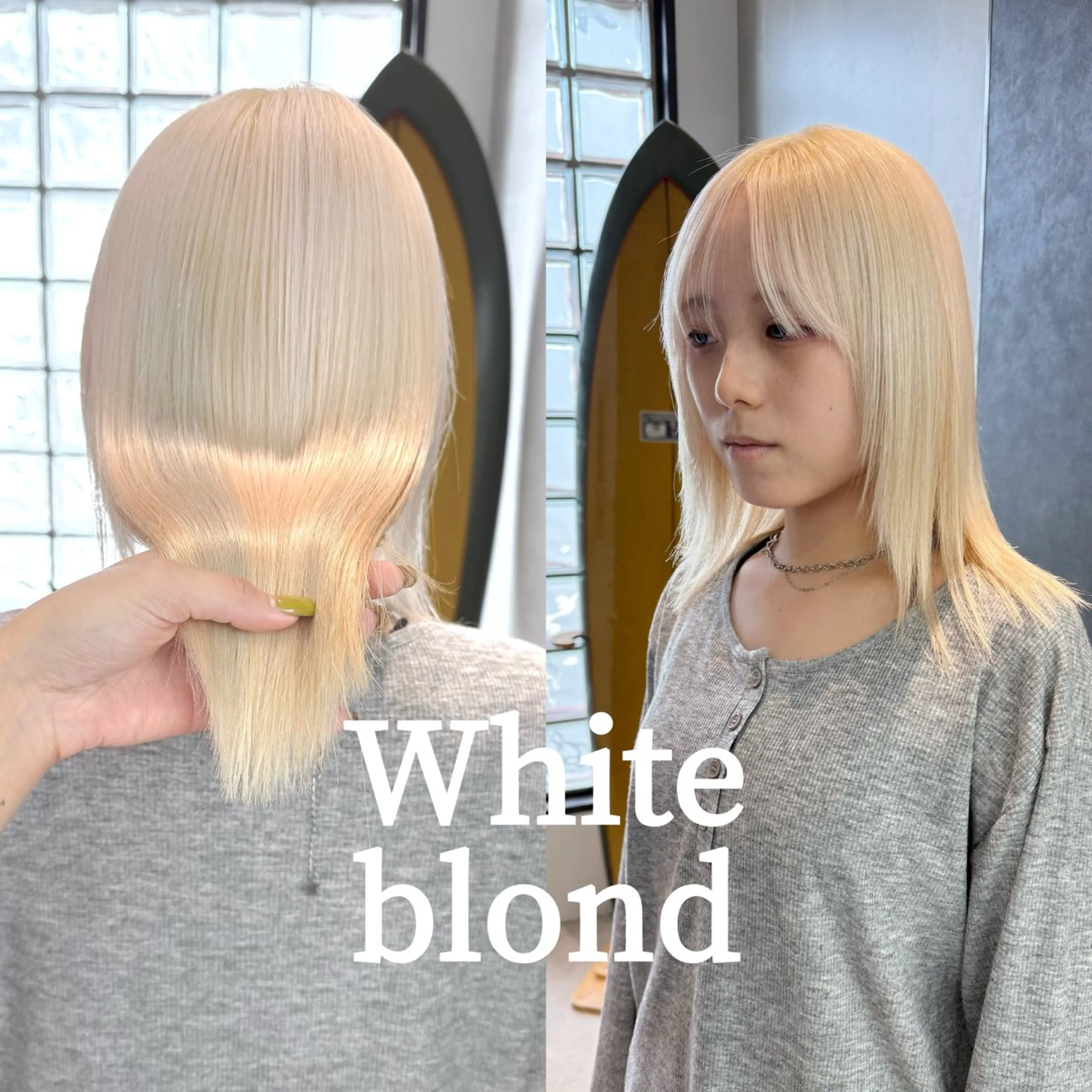 ミディアム カラー カット ヘアカラー トリートメント ♥️ブリーチ/ボブ/ レイヤー♥️maiのヘアスタイル