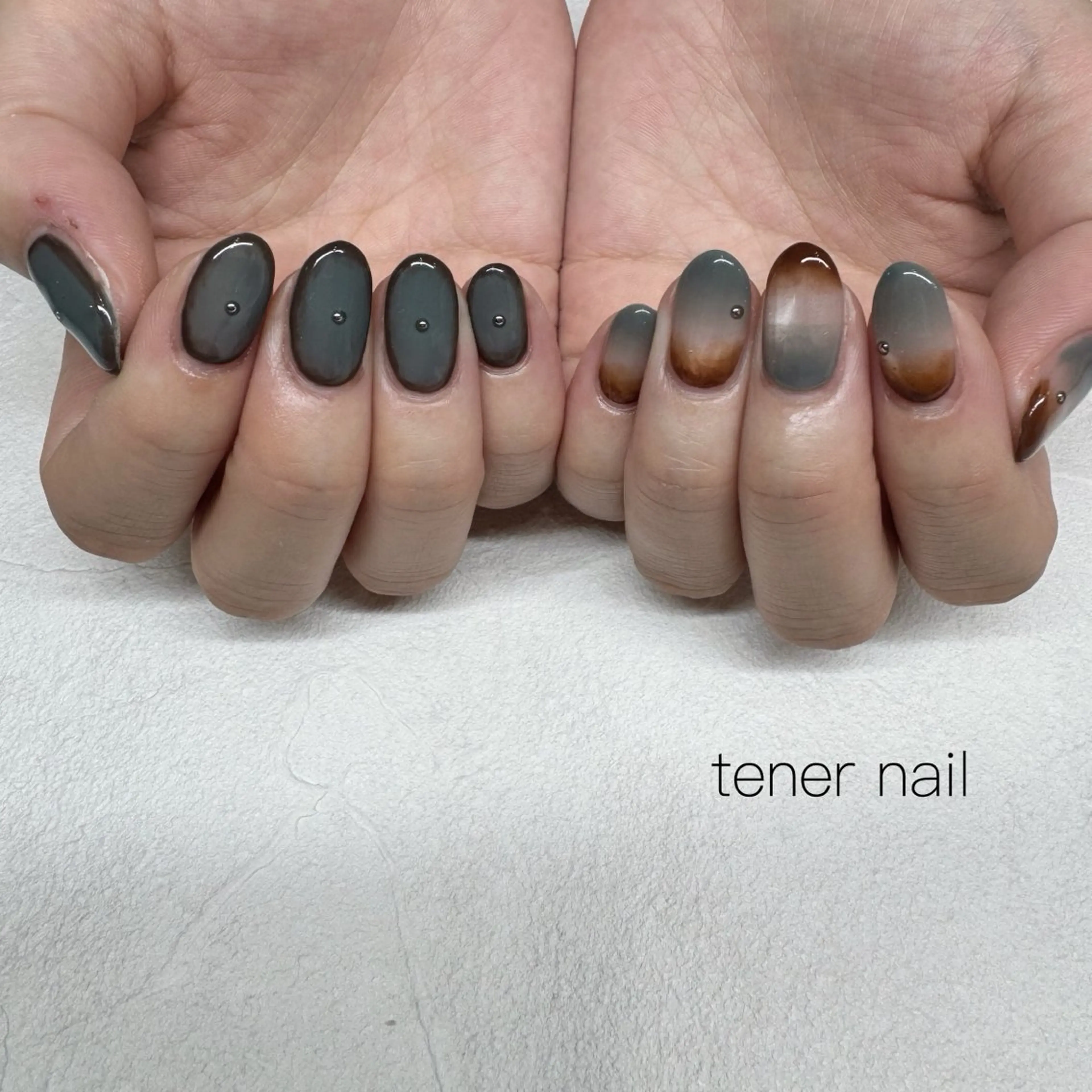 ネイル ニュアンスネイル ハンドネイル テネルネイル tener nailのネイルデザイン
