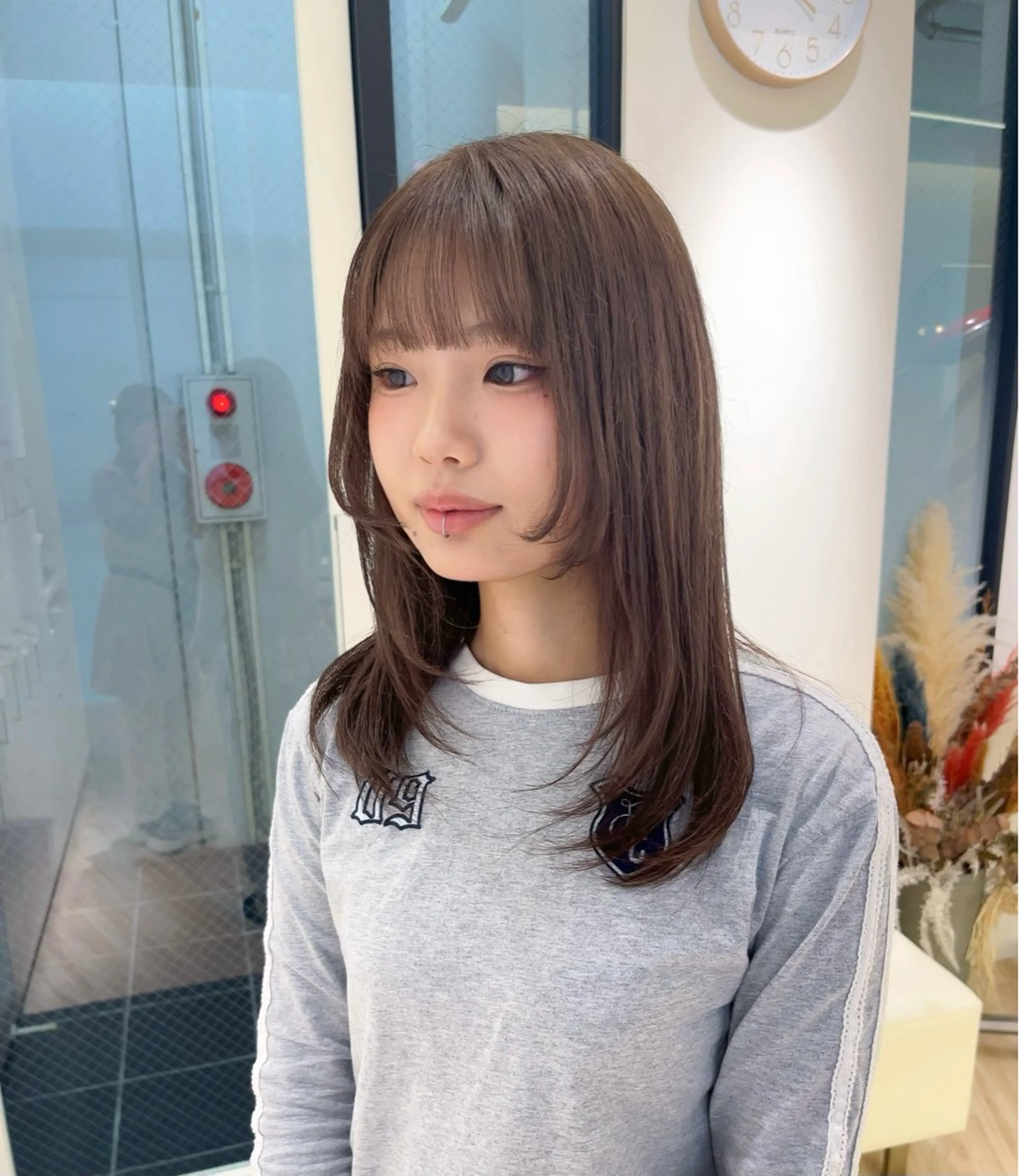 セミロング カラー カット ヘアカラー ParveMix / 山本 玲南🫧🪽のヘアスタイル