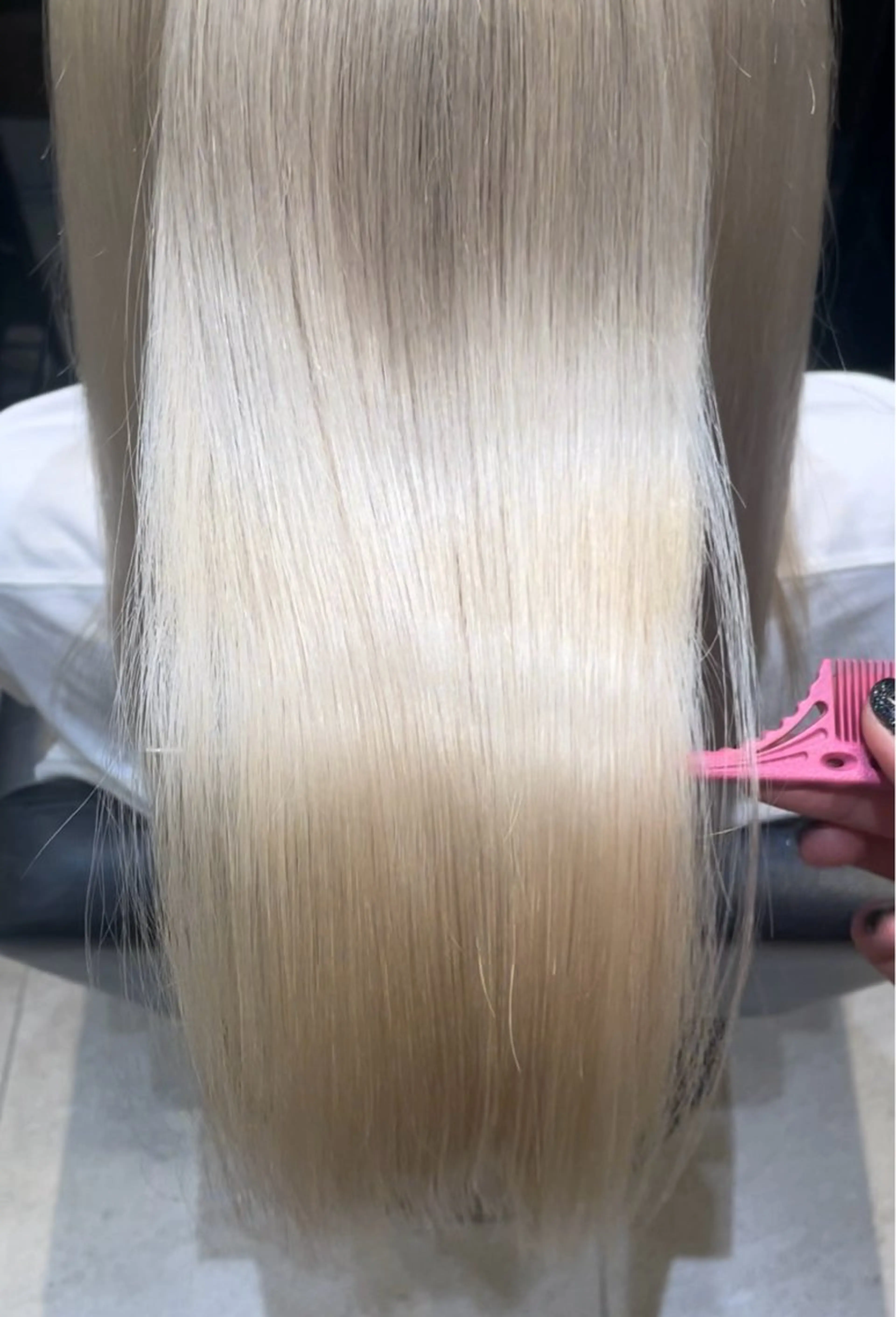 ロング カラー ハイトーンカラー トリートメント 🫧艶感モテヘア🫧 Moka/麻布十番のヘアスタイル