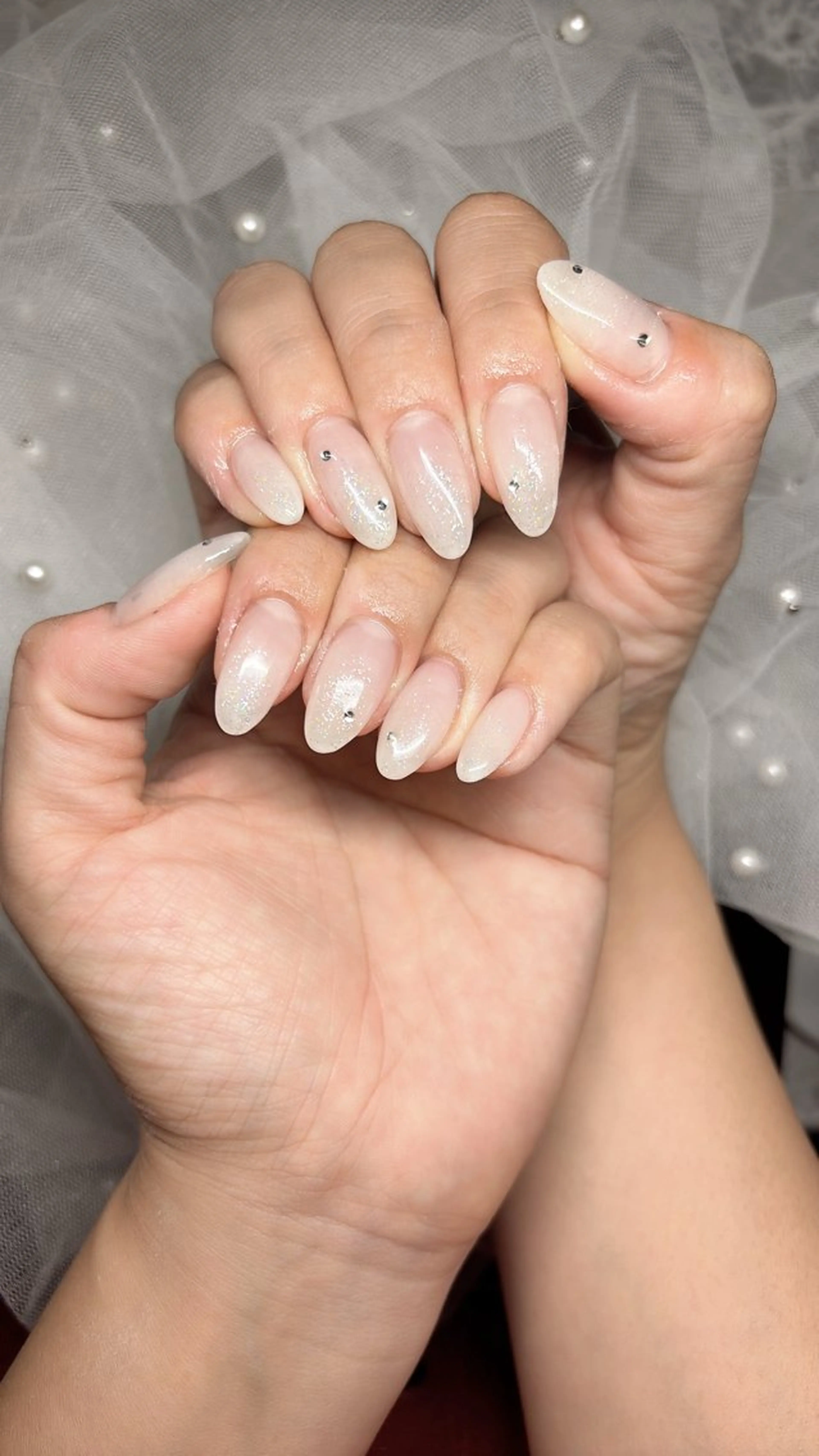 ネイル グラデーション ラメ(グリッター) ラメグラデーション ハンドネイル happiness nailのネイルデザイン