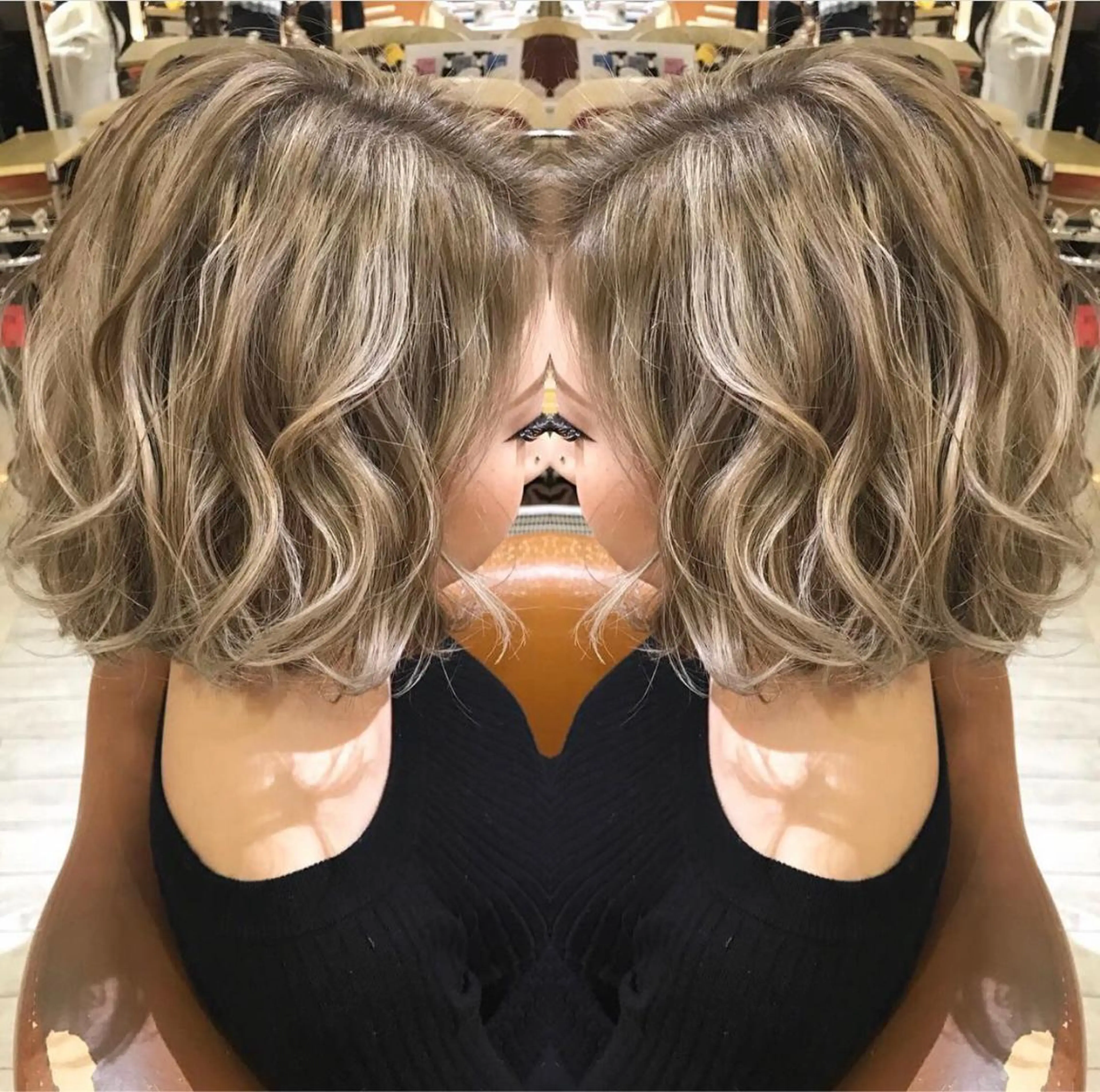 ショート カラー 美魔女 美容師NAOのヘアスタイル