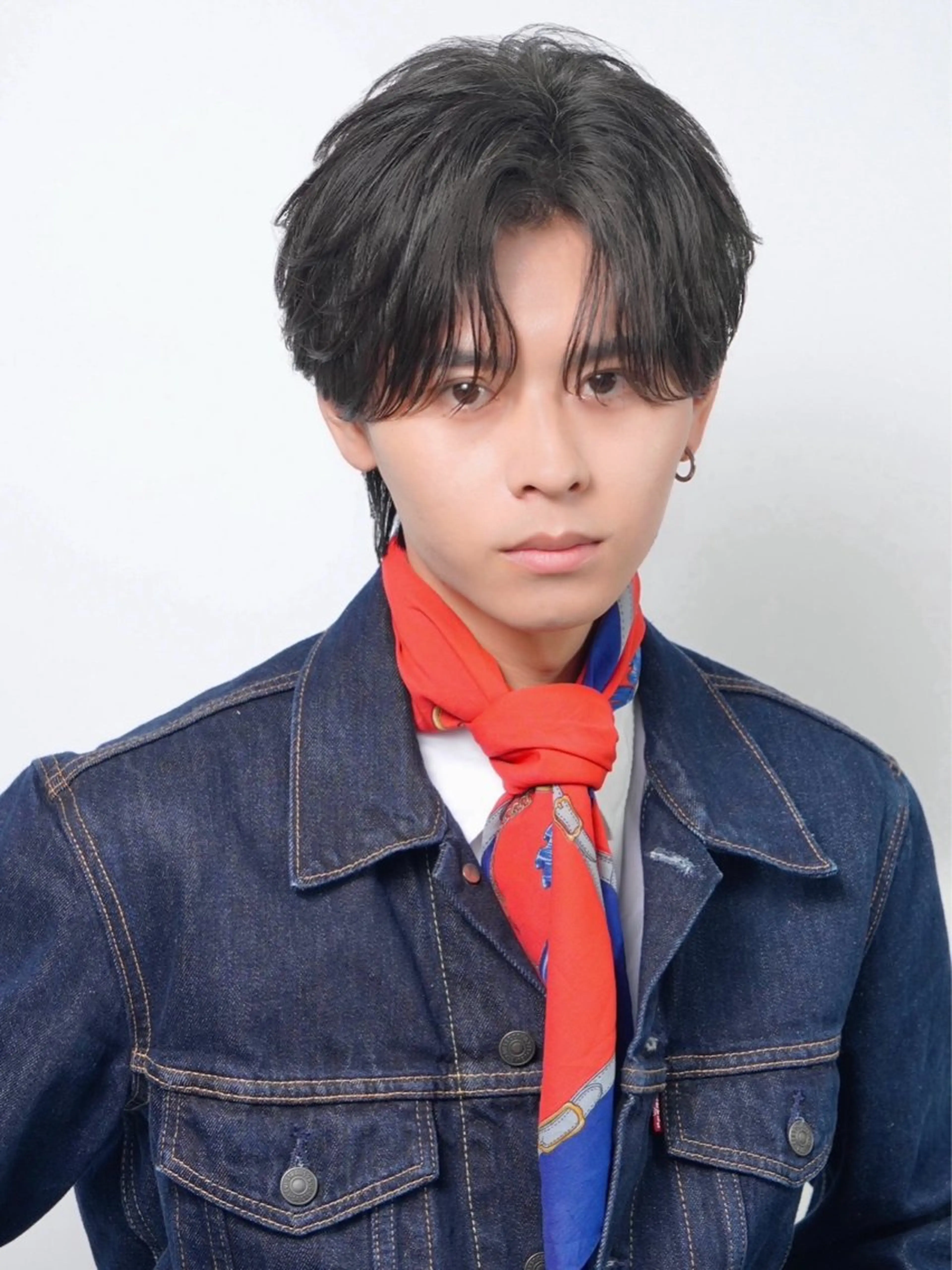 ショート パーマ メンズ センターパート メンズパーマ ニュアンスパーマ 飯田 とうまのヘアスタイル