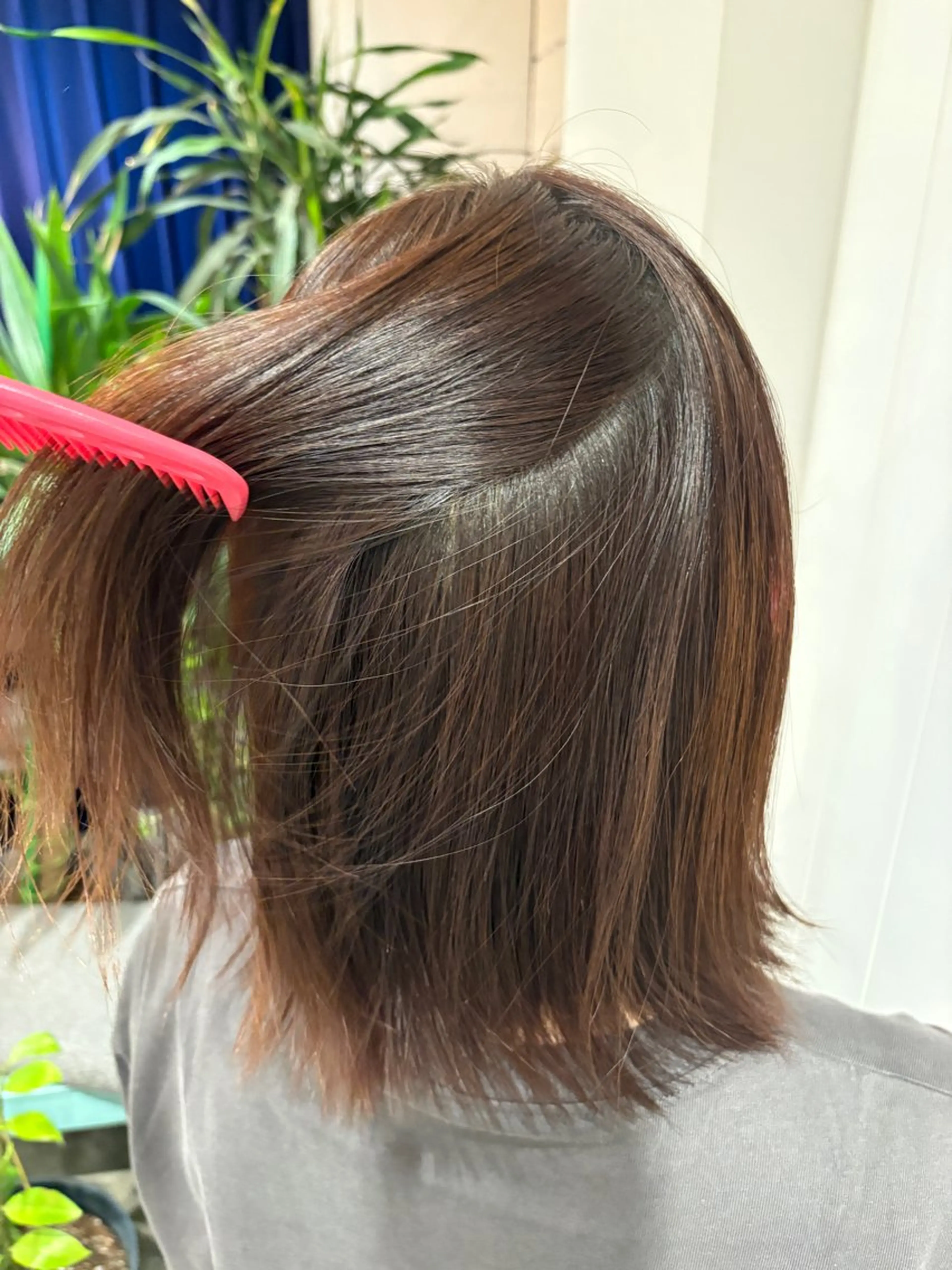 ミディアム り おのヘアスタイル