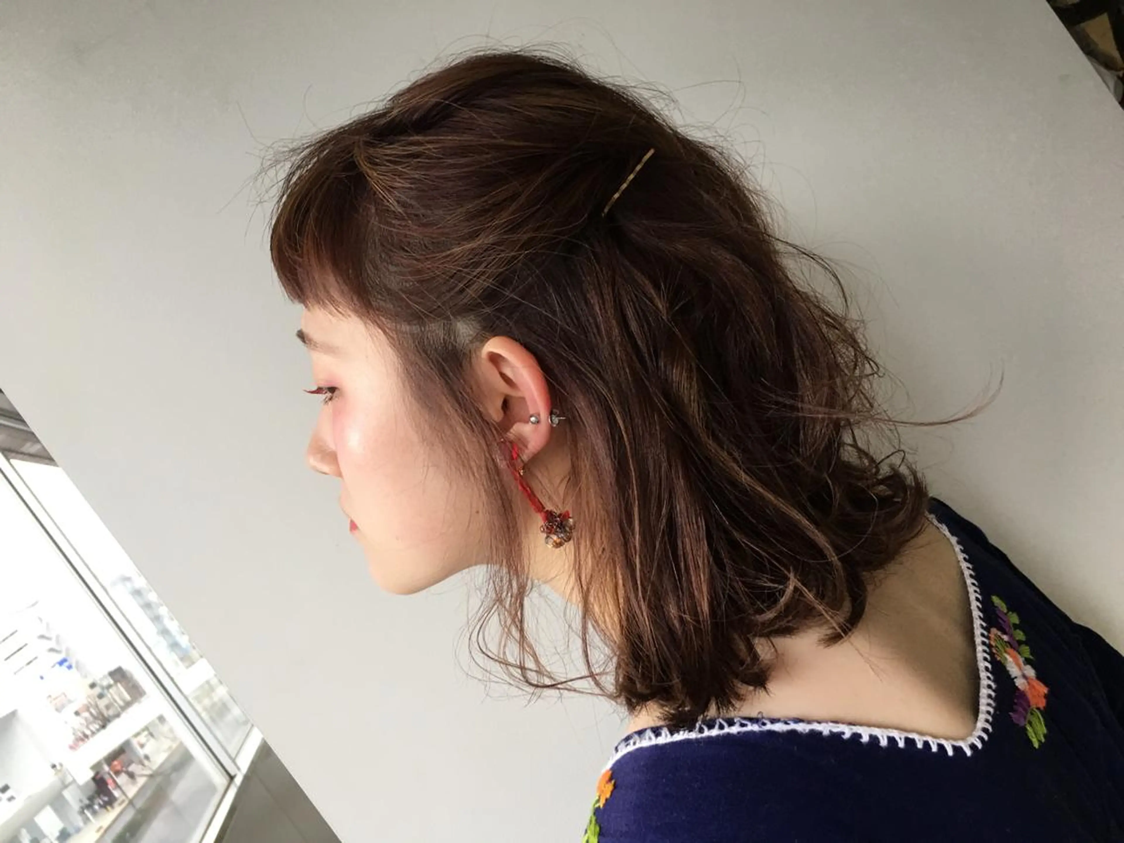 ミディアム ヘアアレンジ ku-to 井上　晴日のヘアスタイル