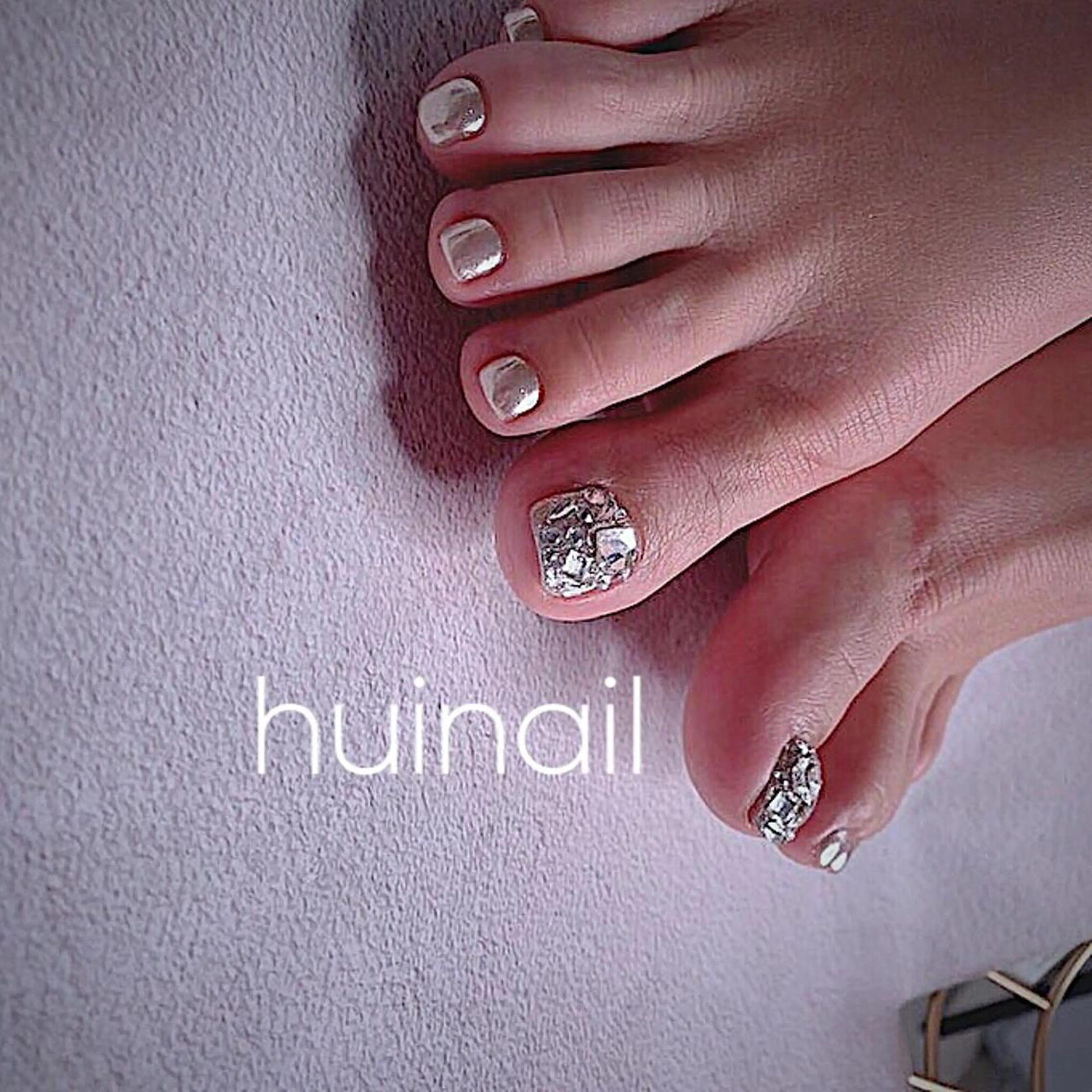 ショート めぐみのネイルサロン スタッフ練習のネイルデザイン