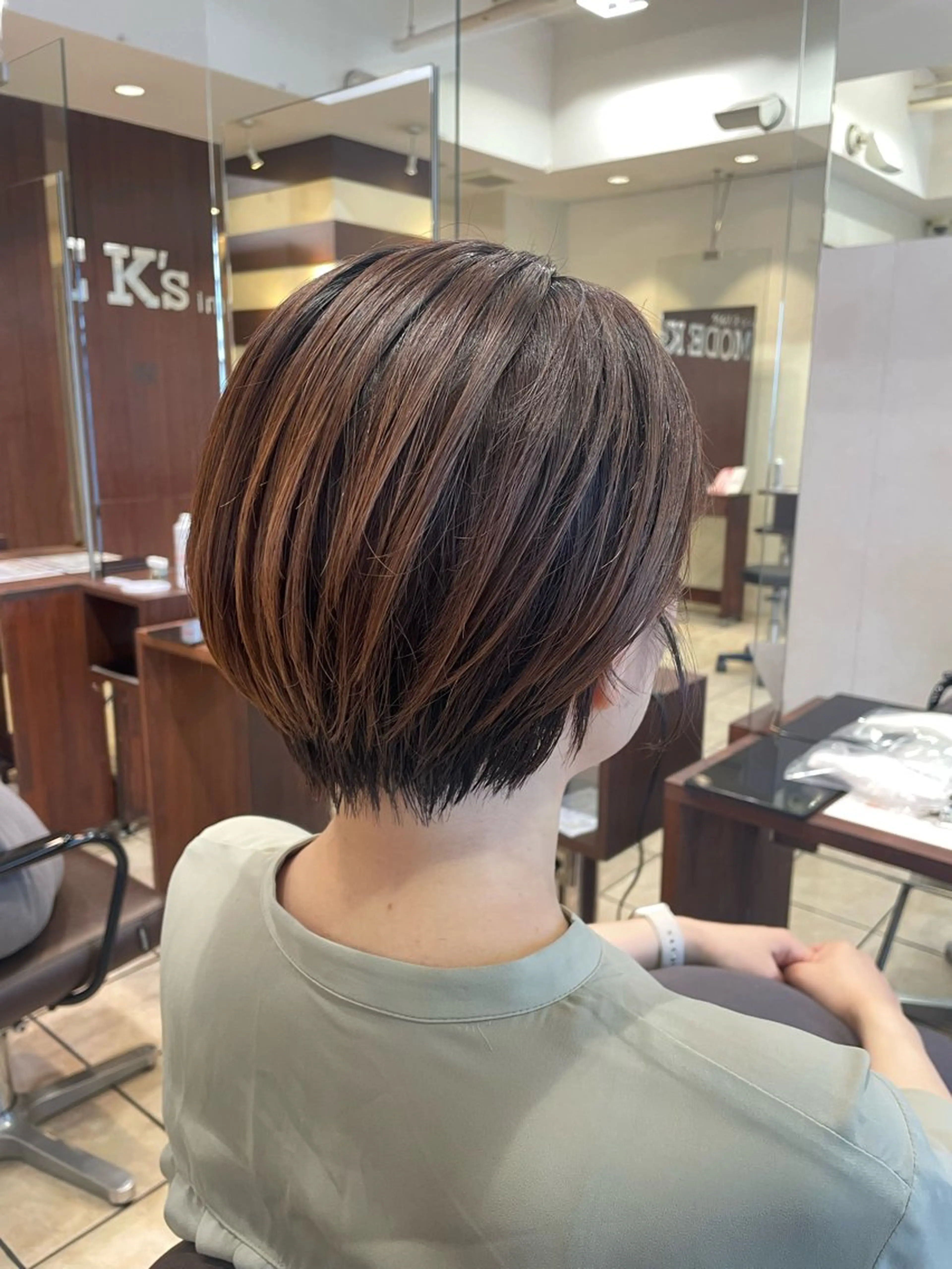ショート 桑田 新菜のヘアスタイル