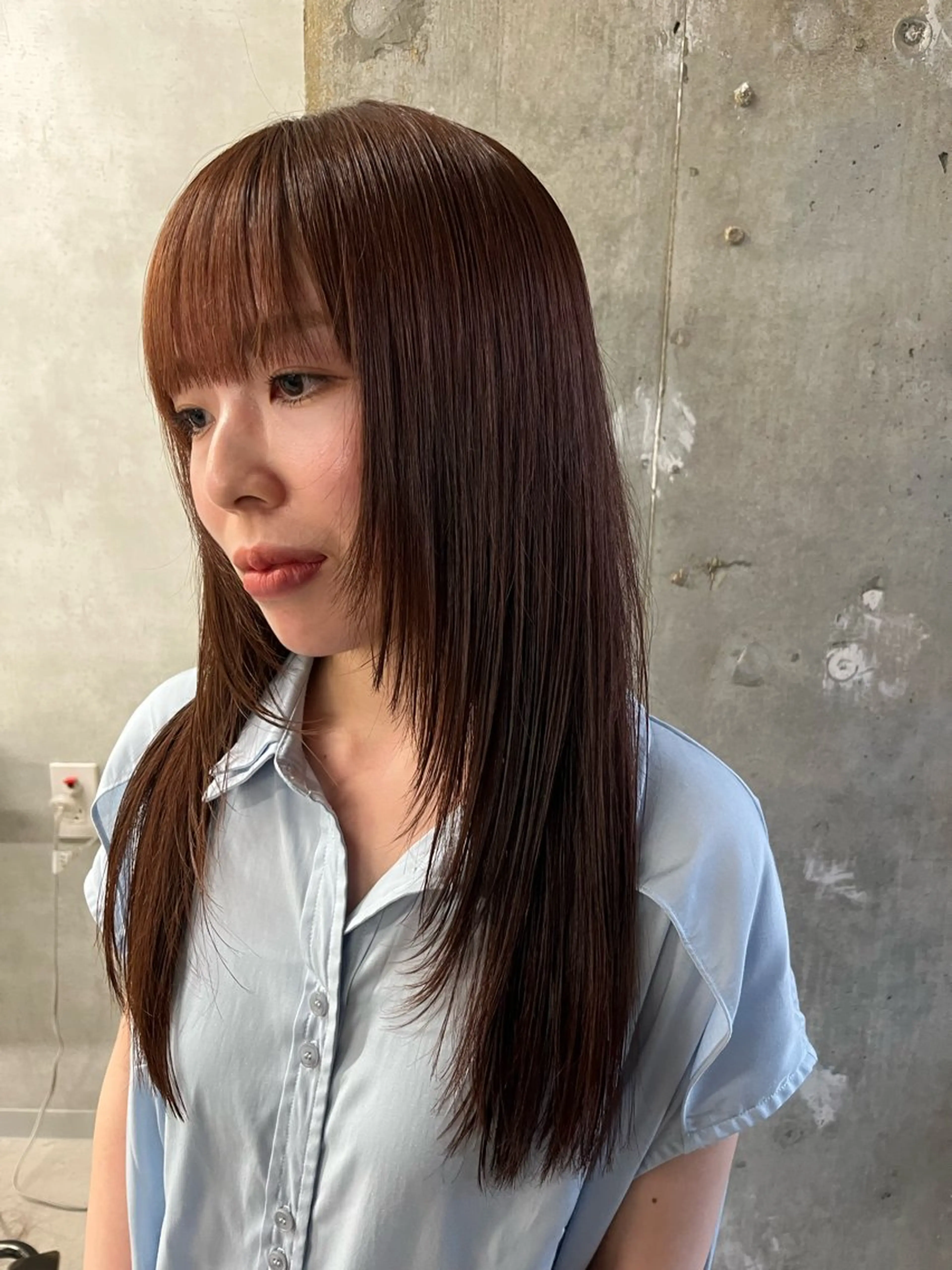 ロング レイヤーカット anon Loemのヘアスタイル