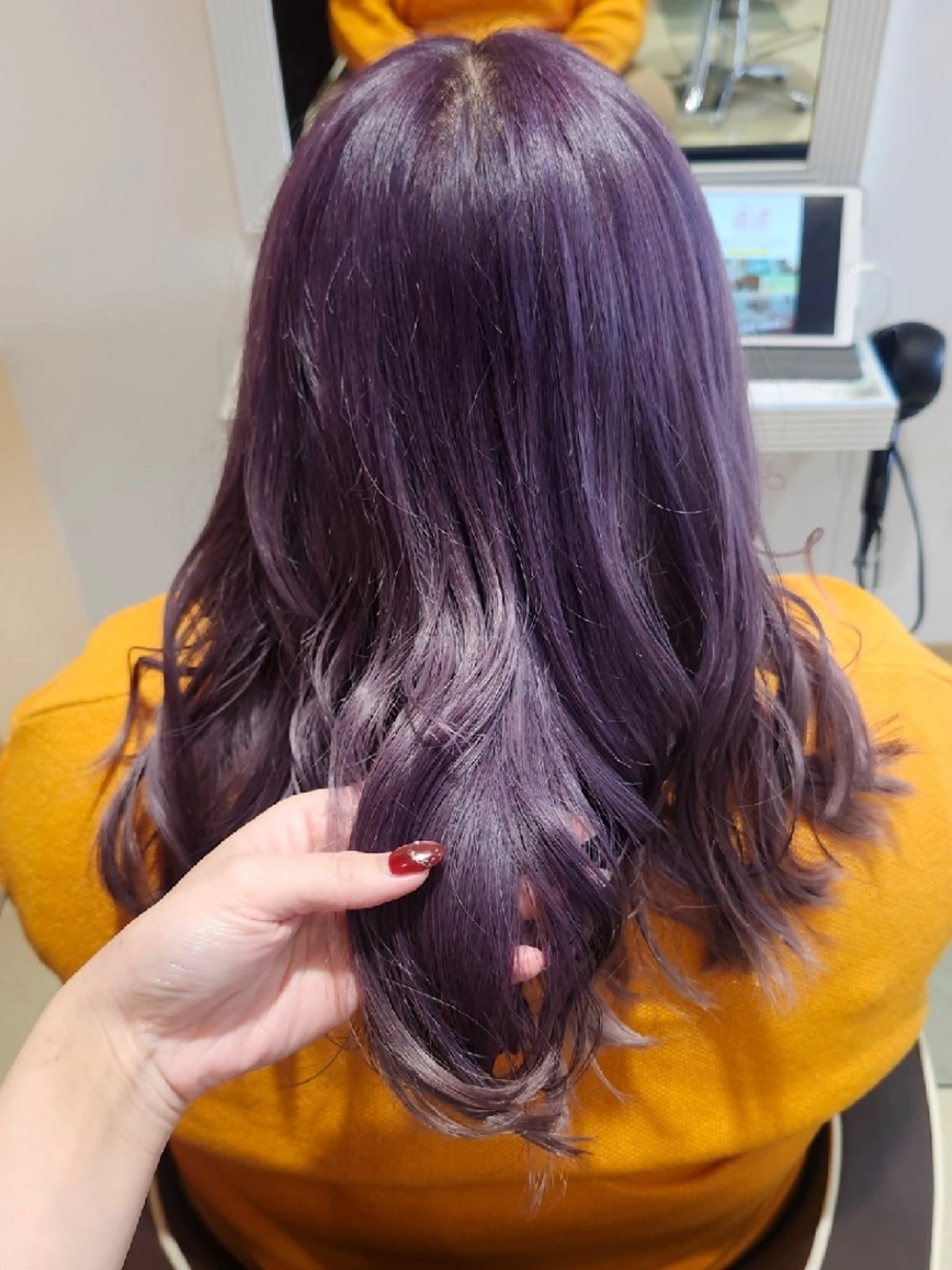 セミロング 暖色カラー/髪質改善 /メンズ🧡莉南のヘアスタイル