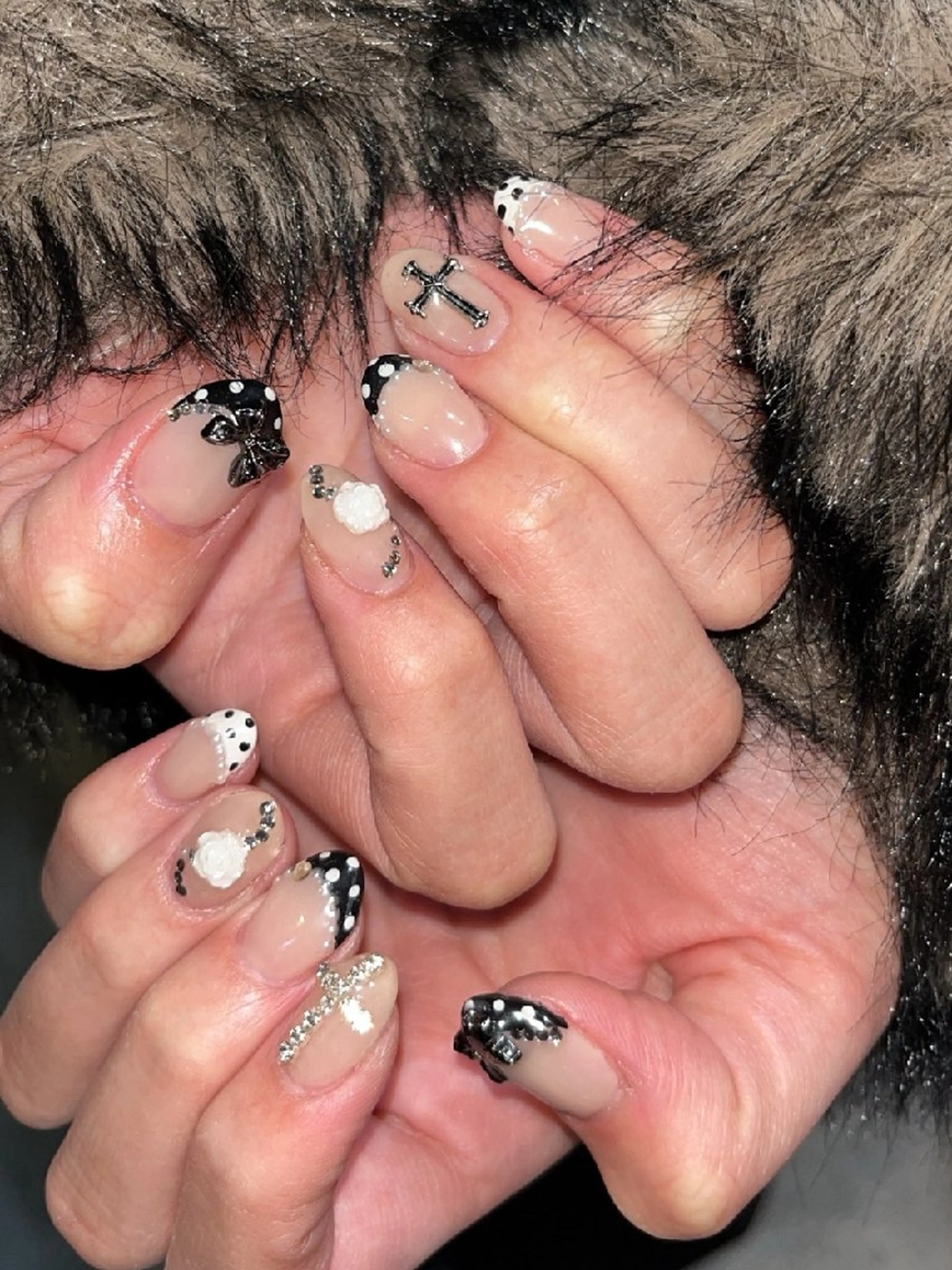 ネイル フレンチネイル 持ち込み ハンドネイル LABEL TAKARAのネイルデザイン