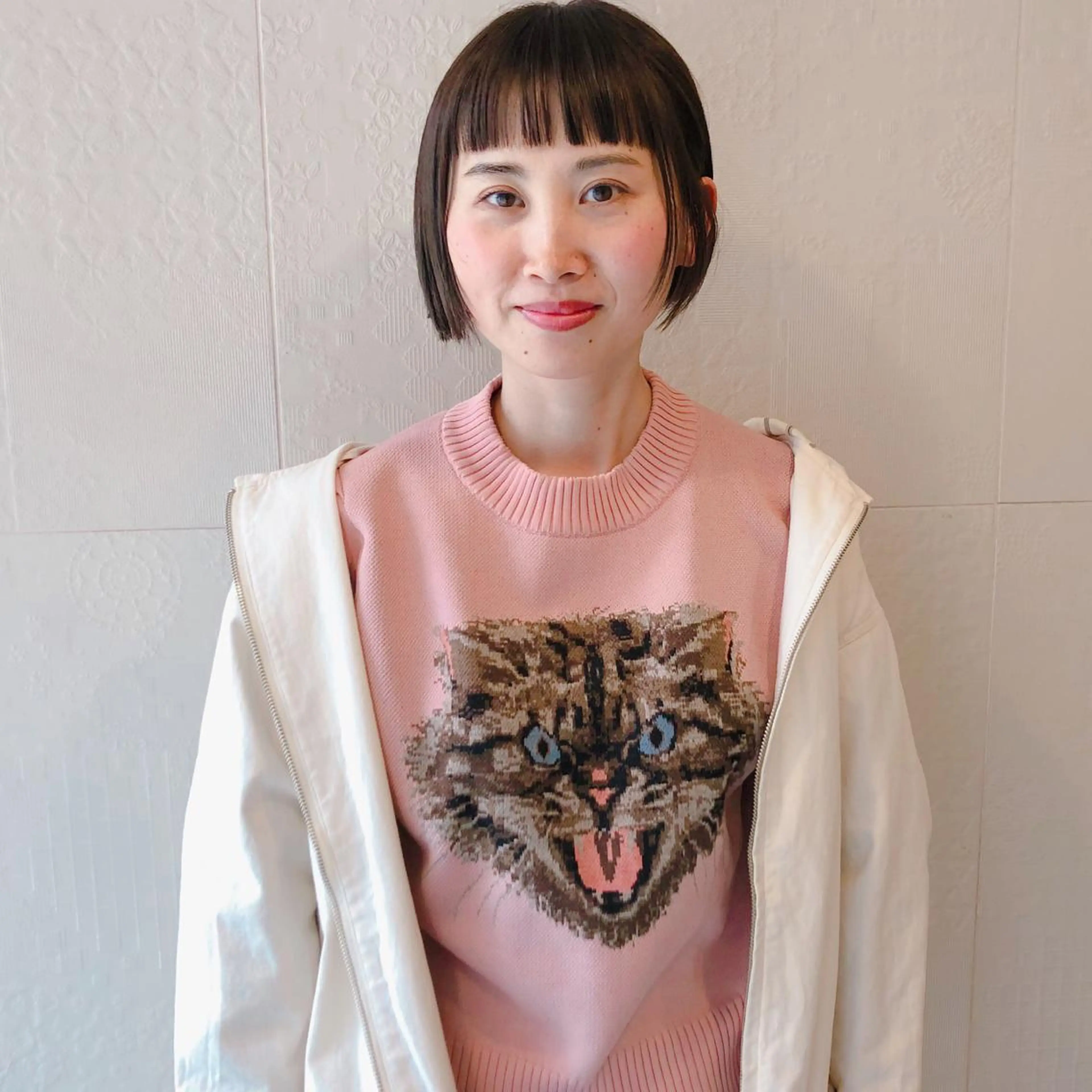 ショート カラー 長井 美佳のヘアスタイル