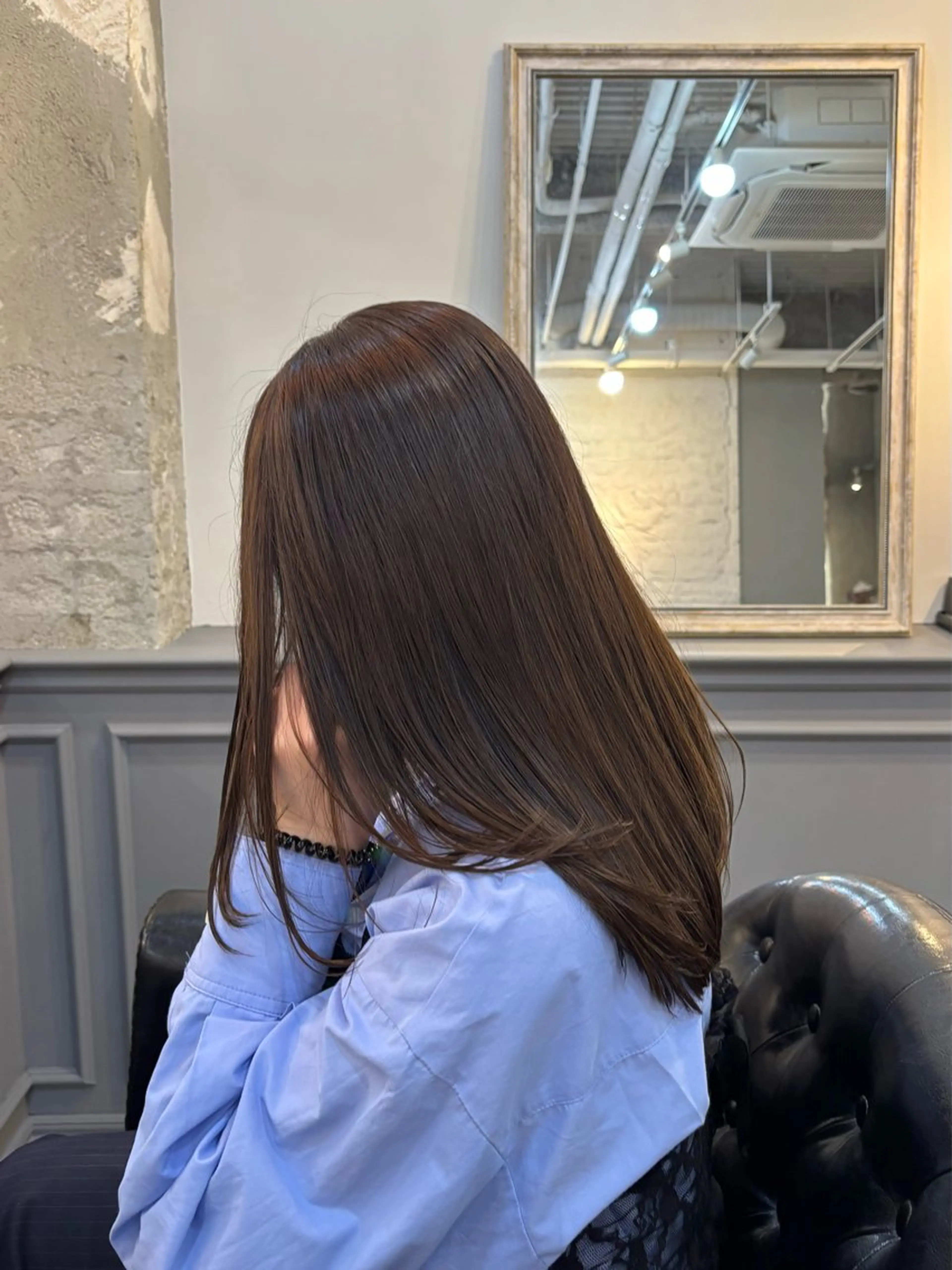 ロング カラー 関口 玲那のヘアスタイル