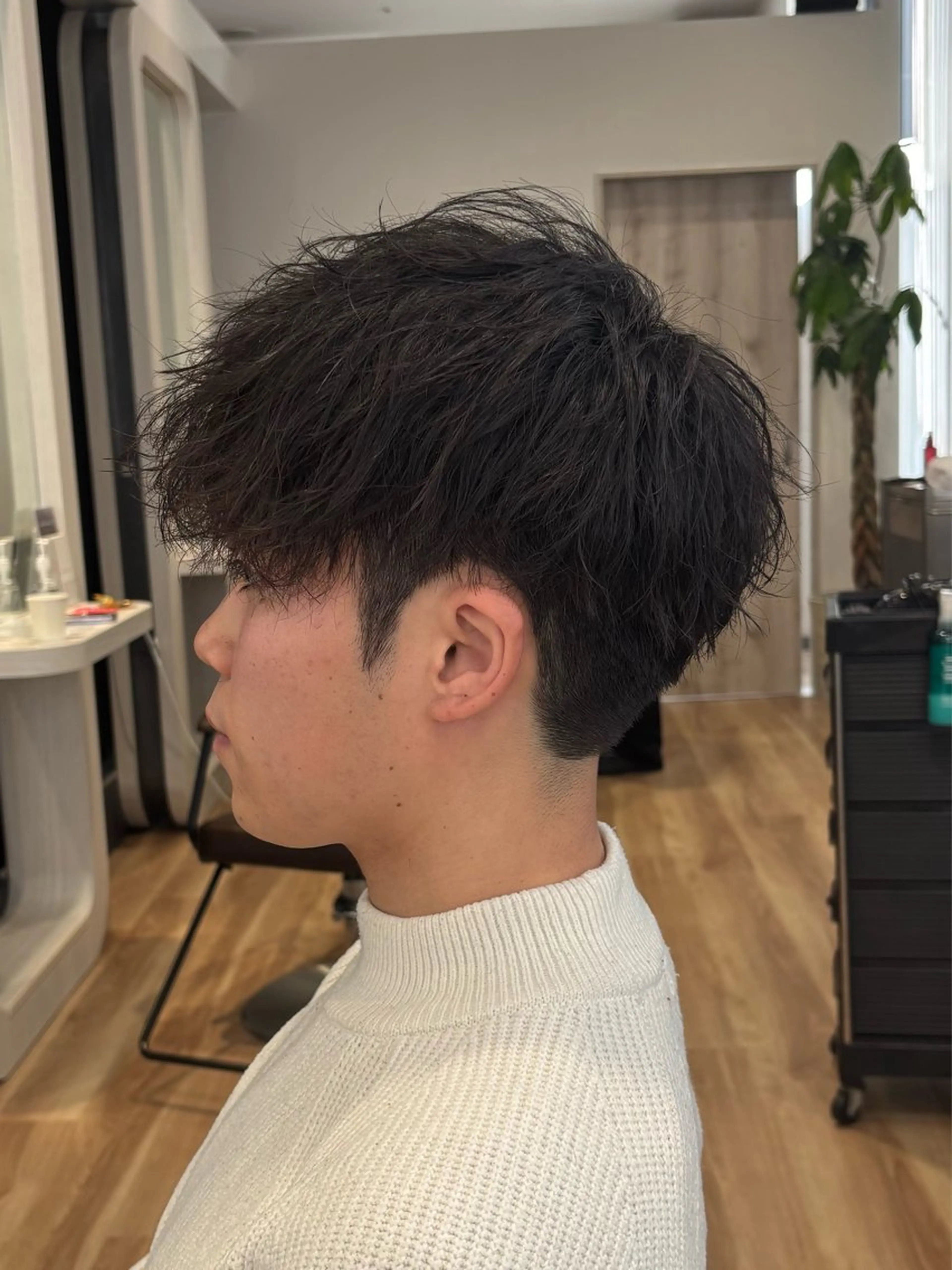 パーマ メンズ メンズパーマ 波巻きパーマ カット パーマ 杉原魁/髪質改善/ 似合わせパーマのヘアスタイル