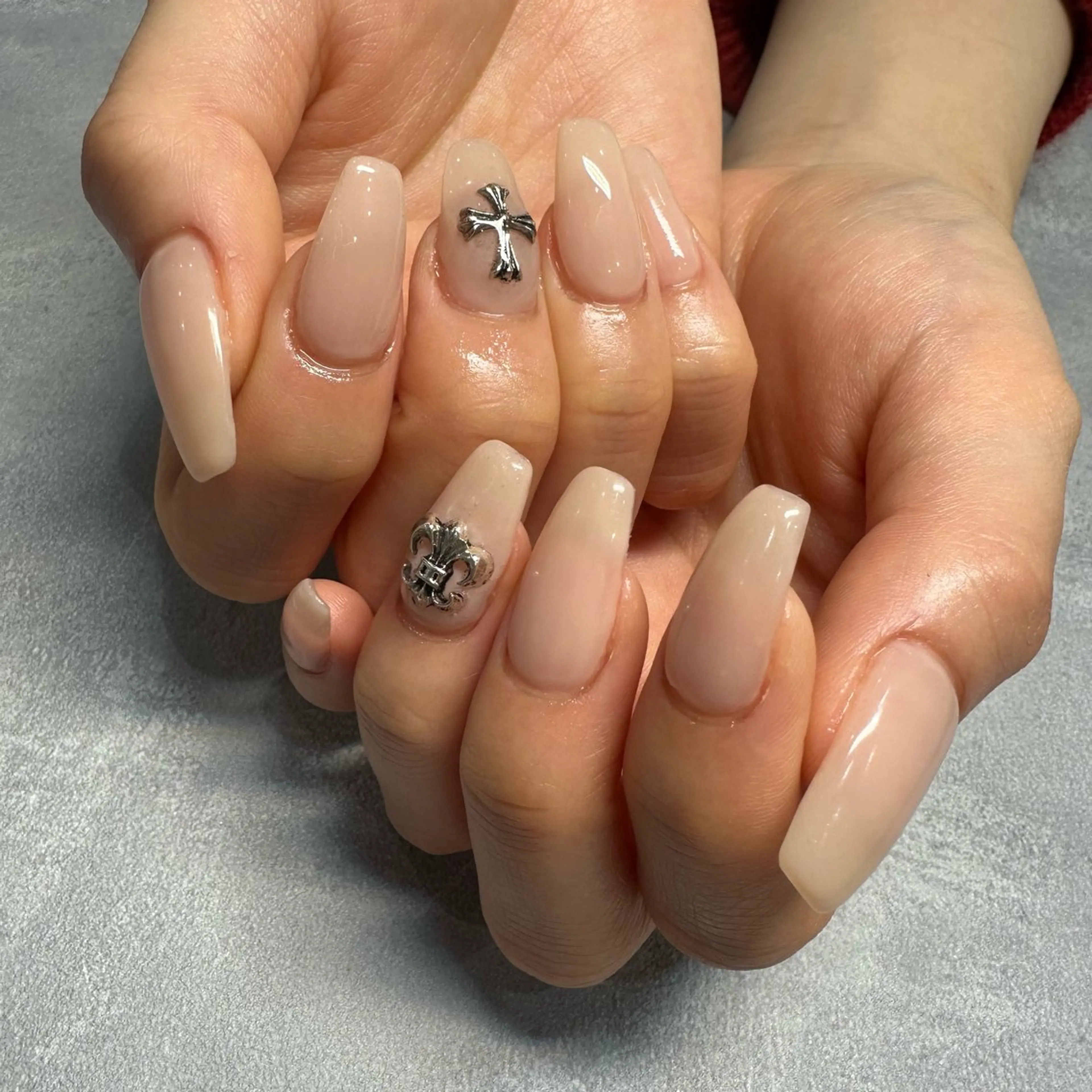 ネイル ハンドネイル 🩷🩵mm.大宮 Riyo🧸🩵🩷のネイルデザイン