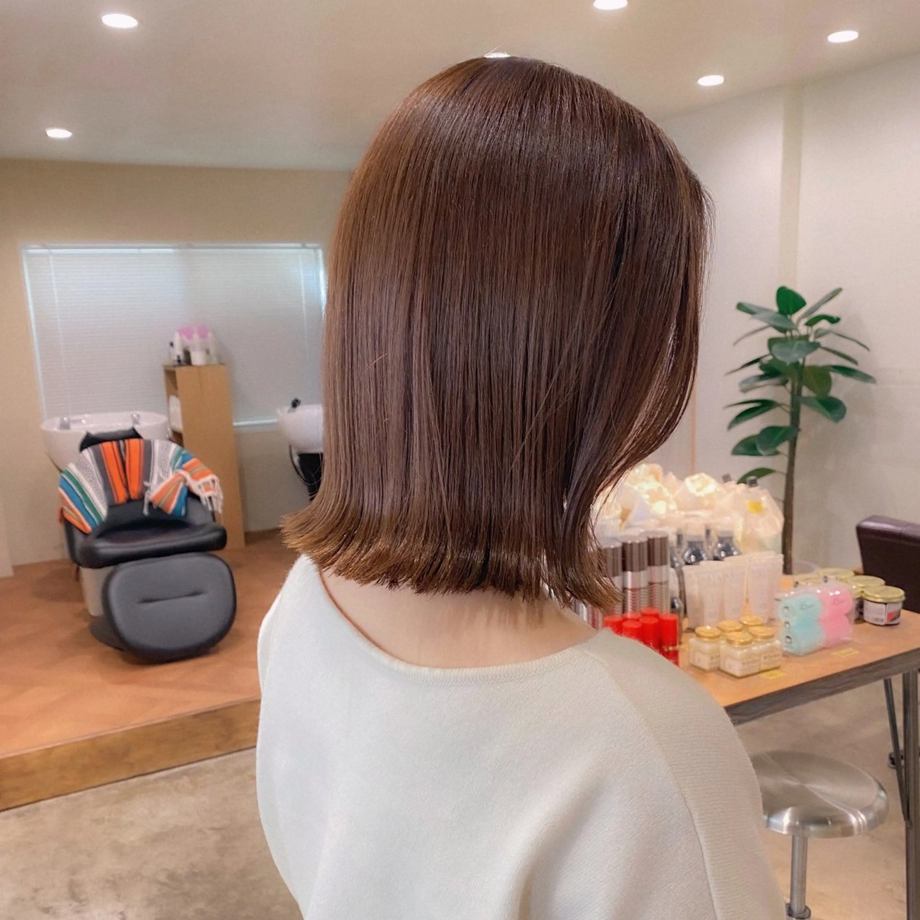 ミディアム カラー 板谷みさき /似合わせBobのヘアスタイル