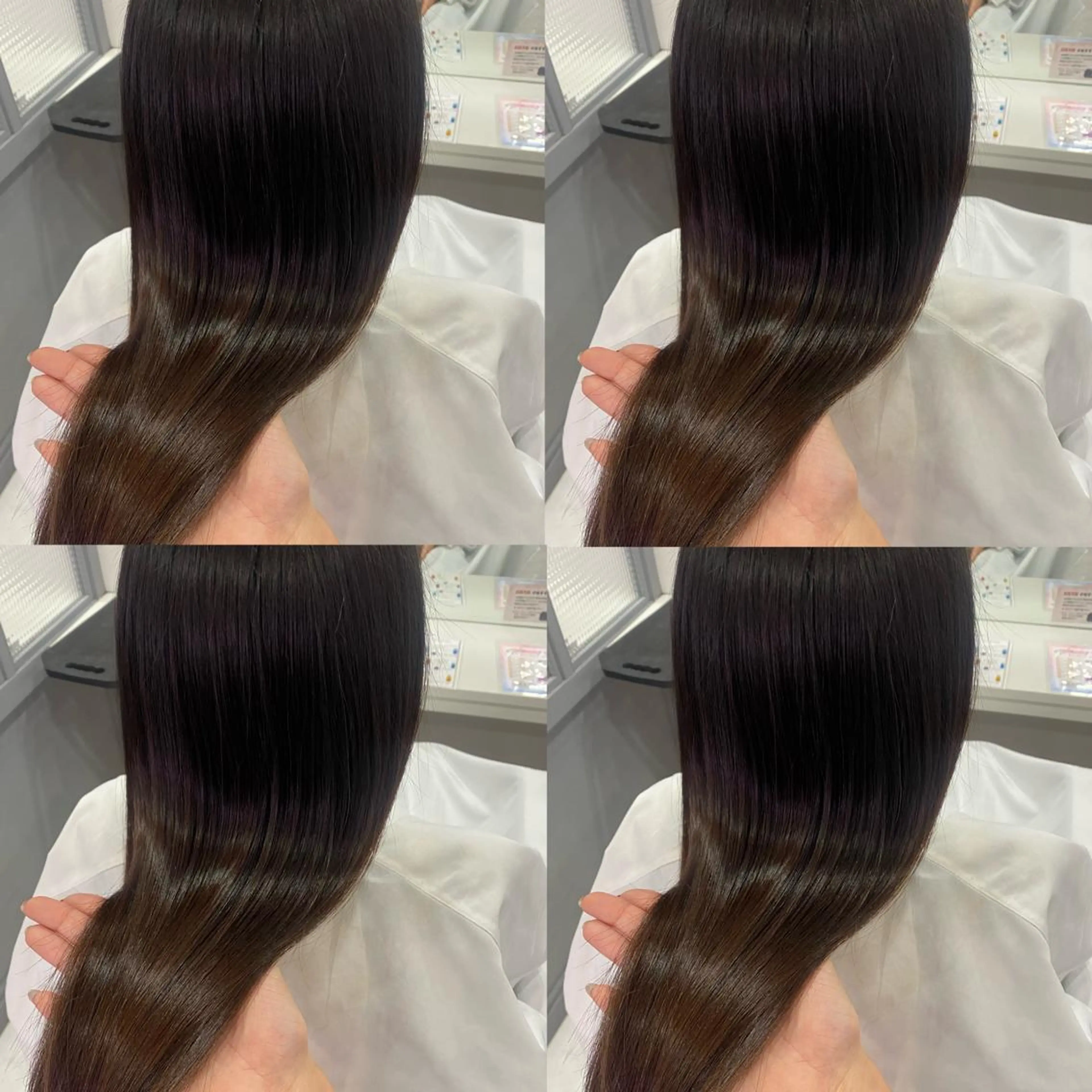 ミディアム 髪質改善×矯正🫧 韓国ヘアasamiのヘアスタイル