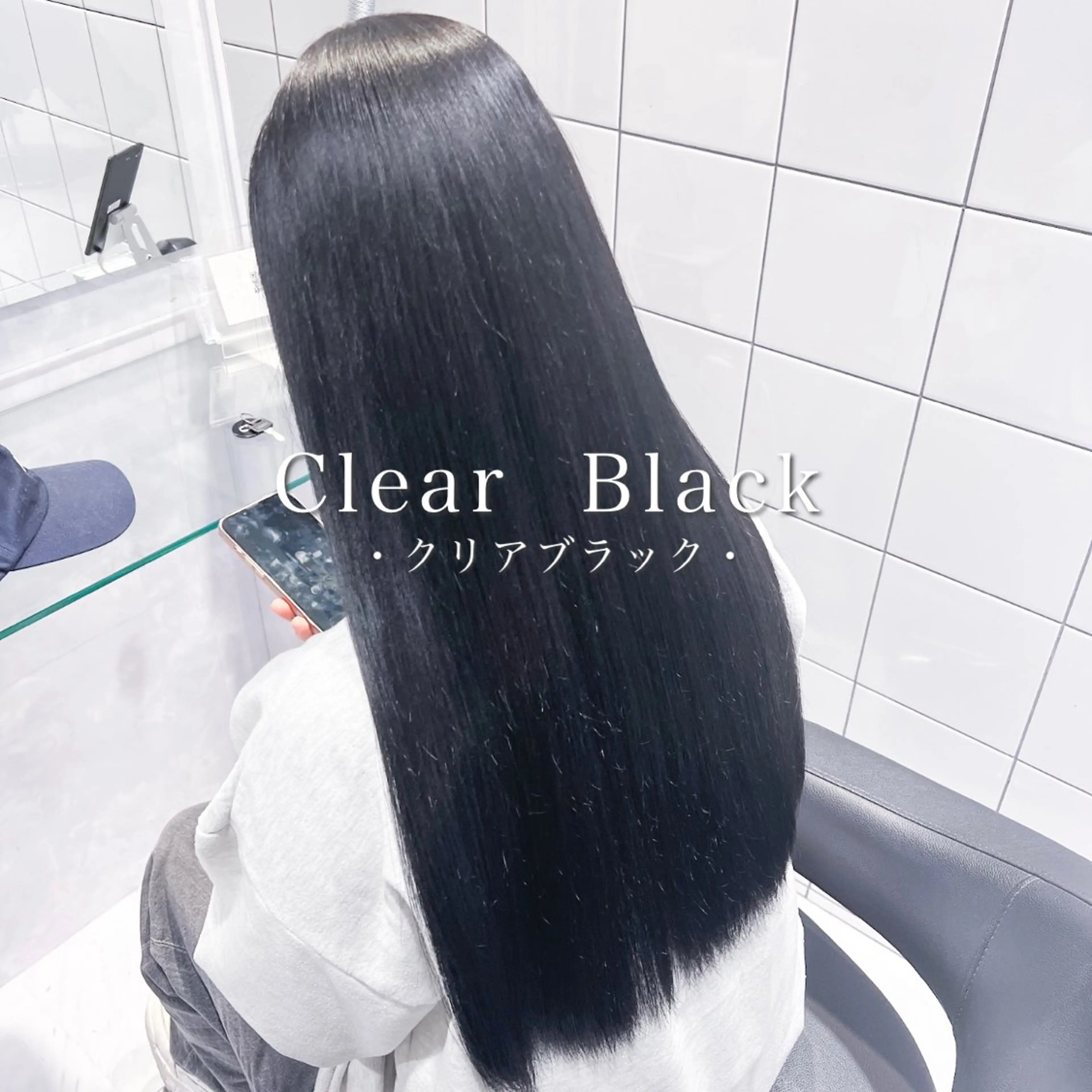 ロング カラー ヘアアレンジ 透明感カラー 髪質改善 ヘアカラー トリートメント 🦋重くない暗髪🦋 Hana🦋のヘアスタイル