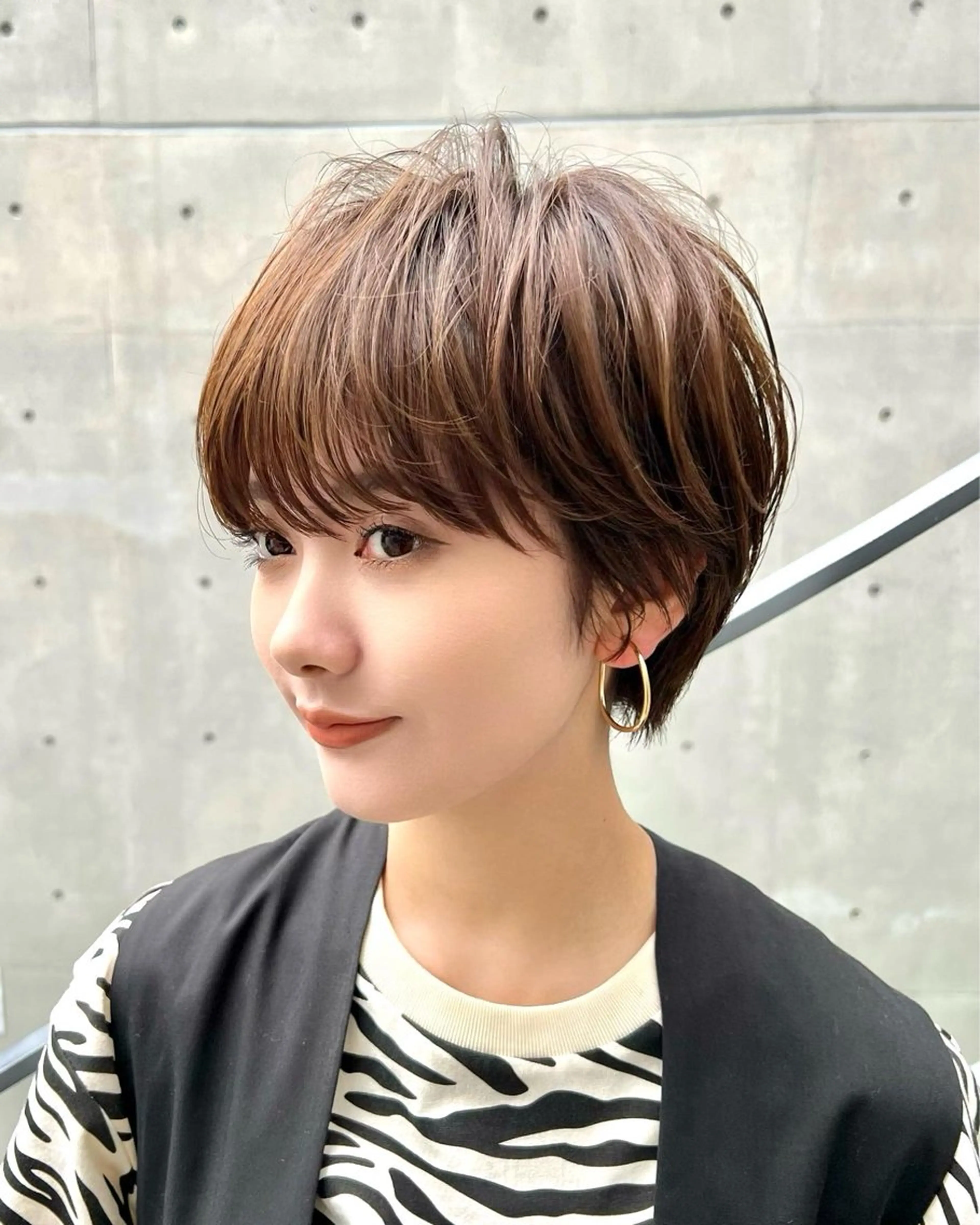 ショート カラー ショートヘア カット 銀座No.1ショート 似合わせカット/といのヘアスタイル