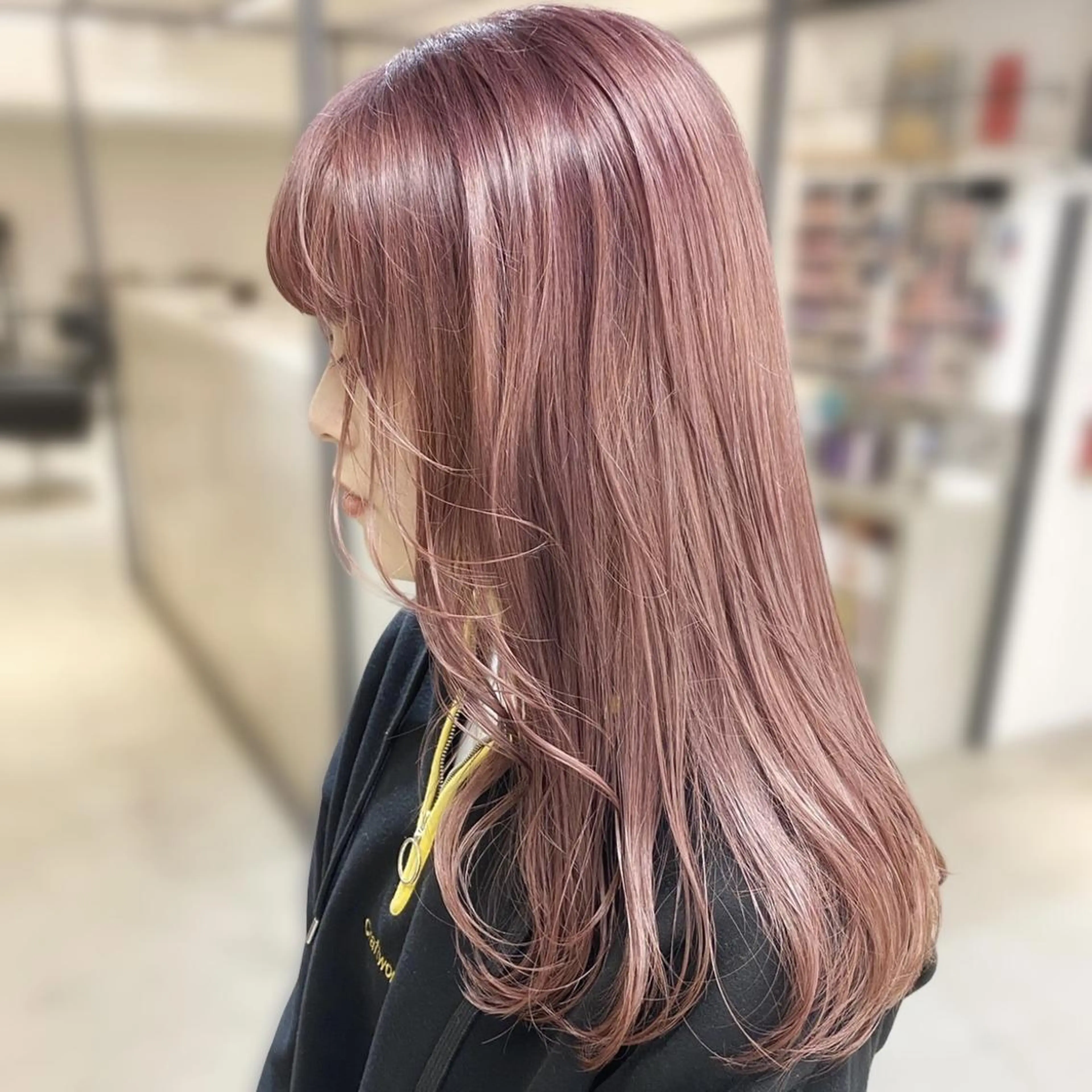 カラー セミロング SOURCE 高槻/ モデル募集中💎のヘアスタイル