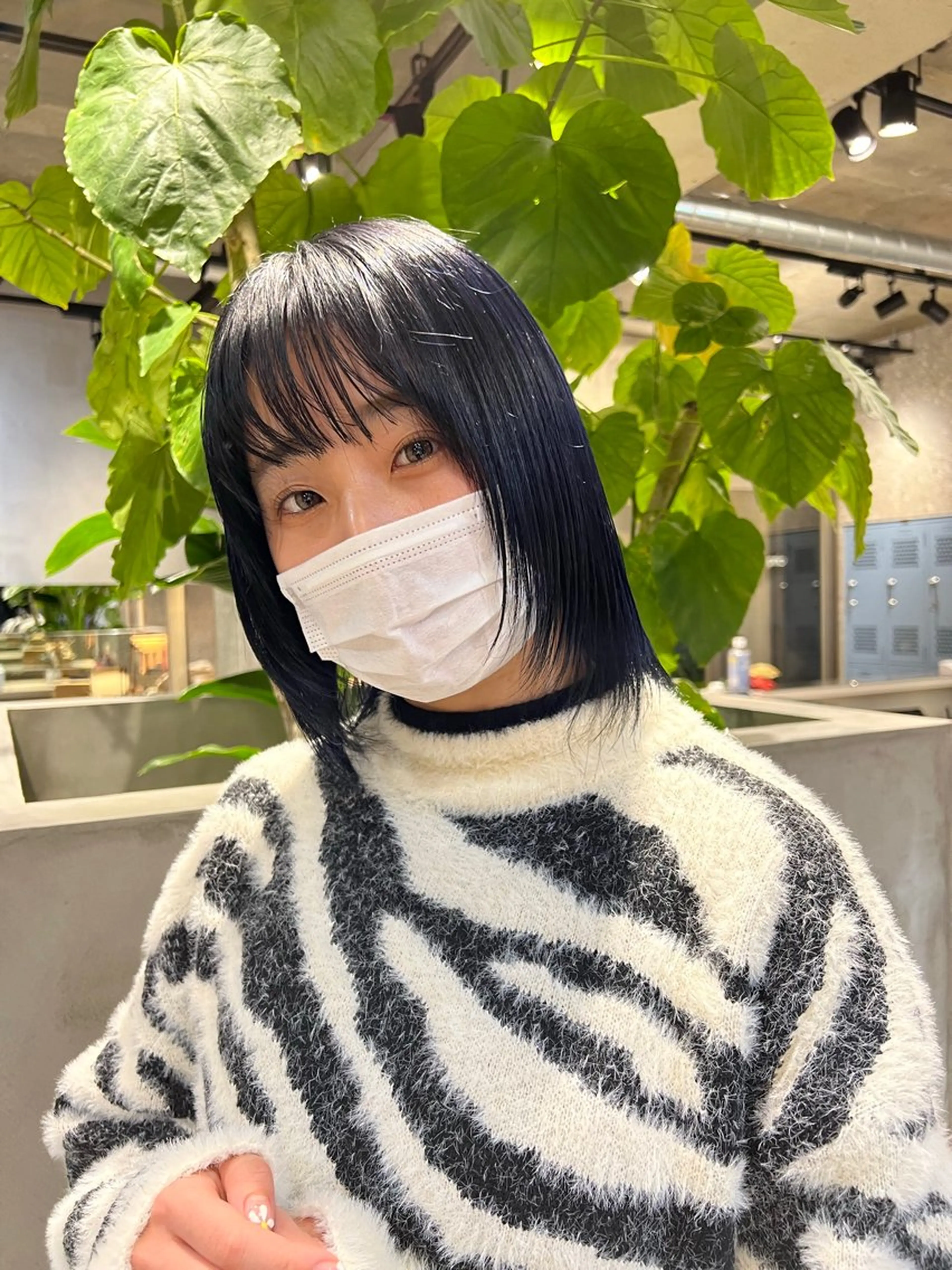 ミディアム カラー ブルーカラー ヘアカラー トリートメント fit /HONOKAのヘアスタイル