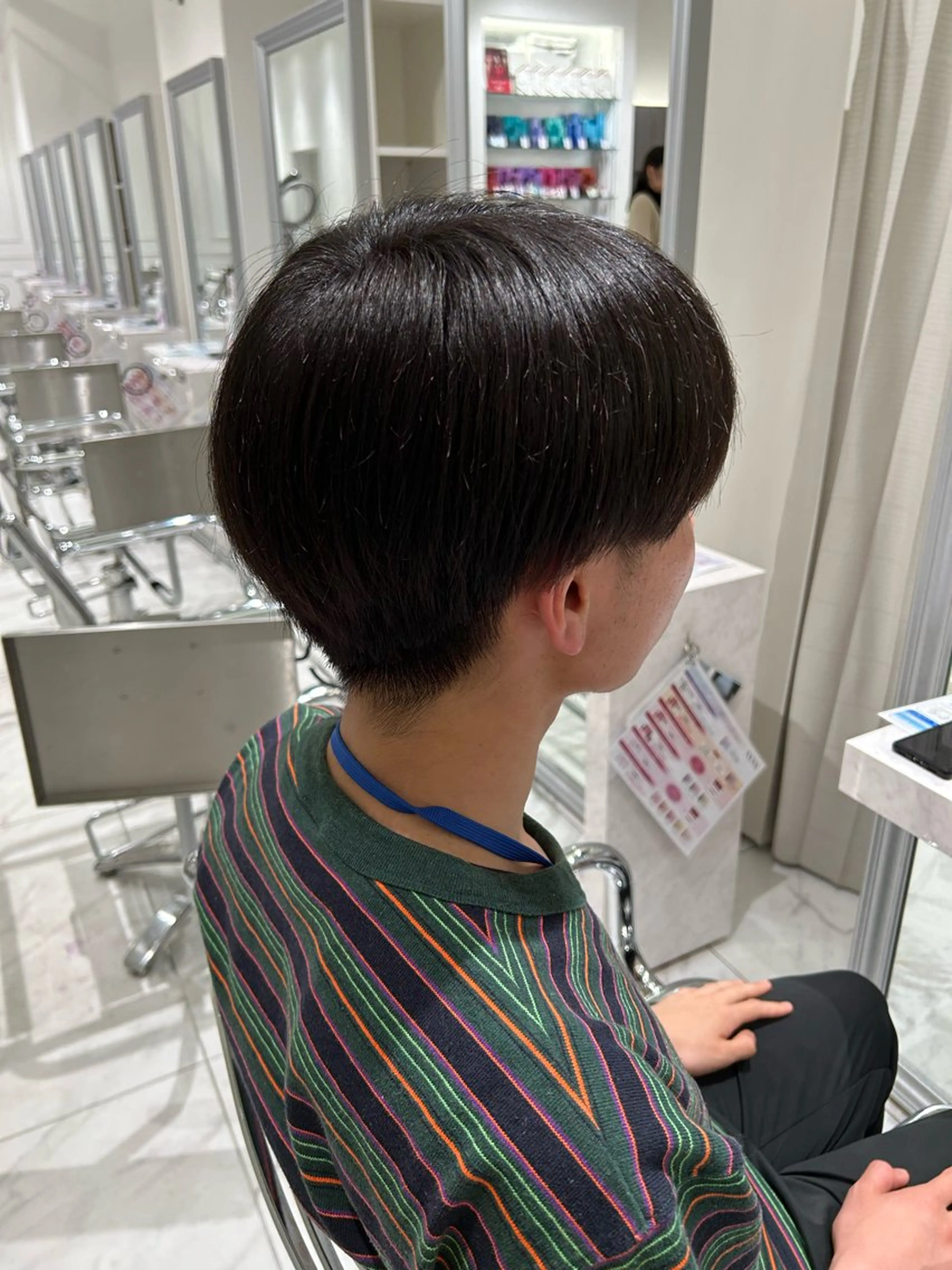 ミディアム メンズ カット 越智 彩心のヘアスタイル