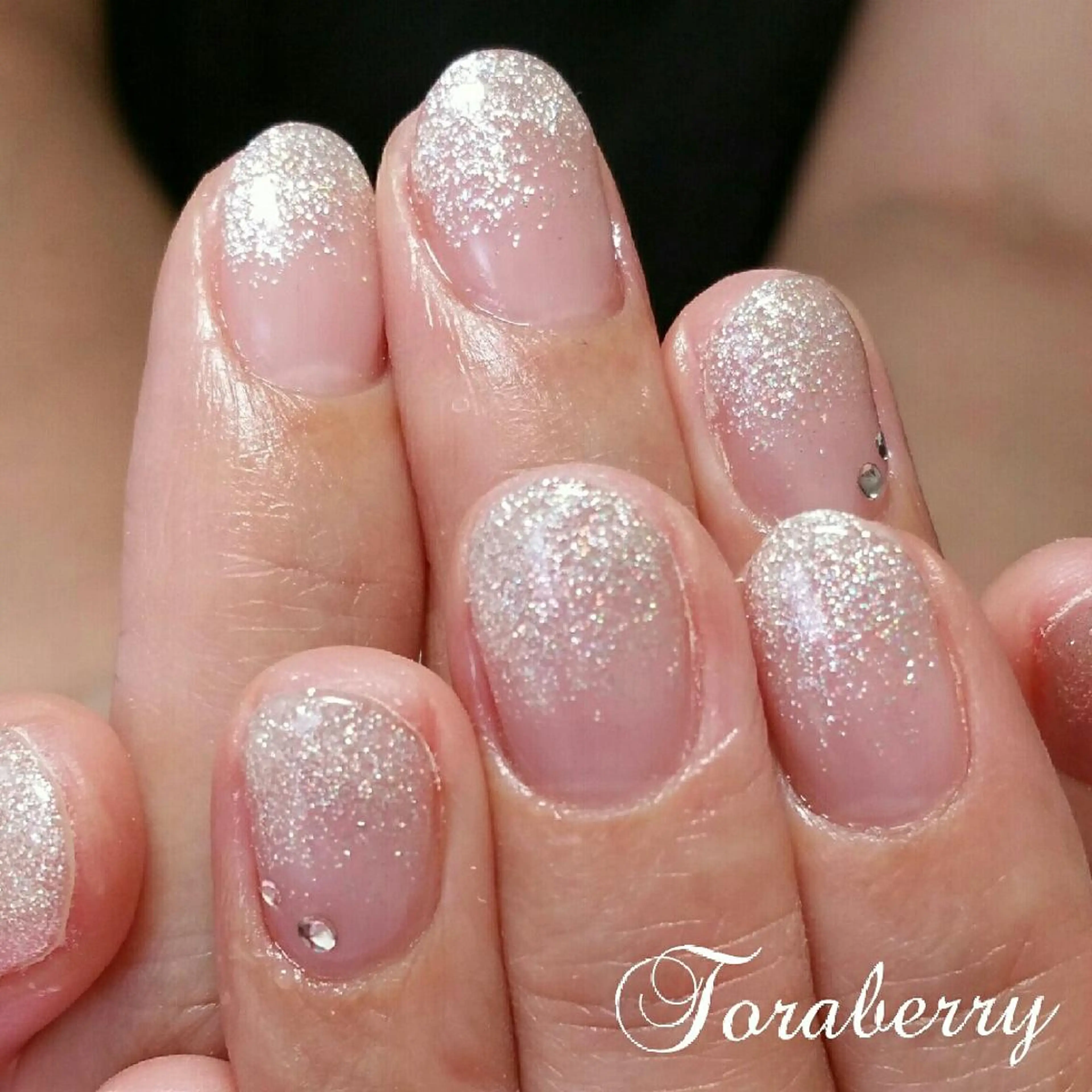 ネイル グラデーション ラメ(グリッター) ラメグラデーション ネイリスト なつみのネイルデザイン