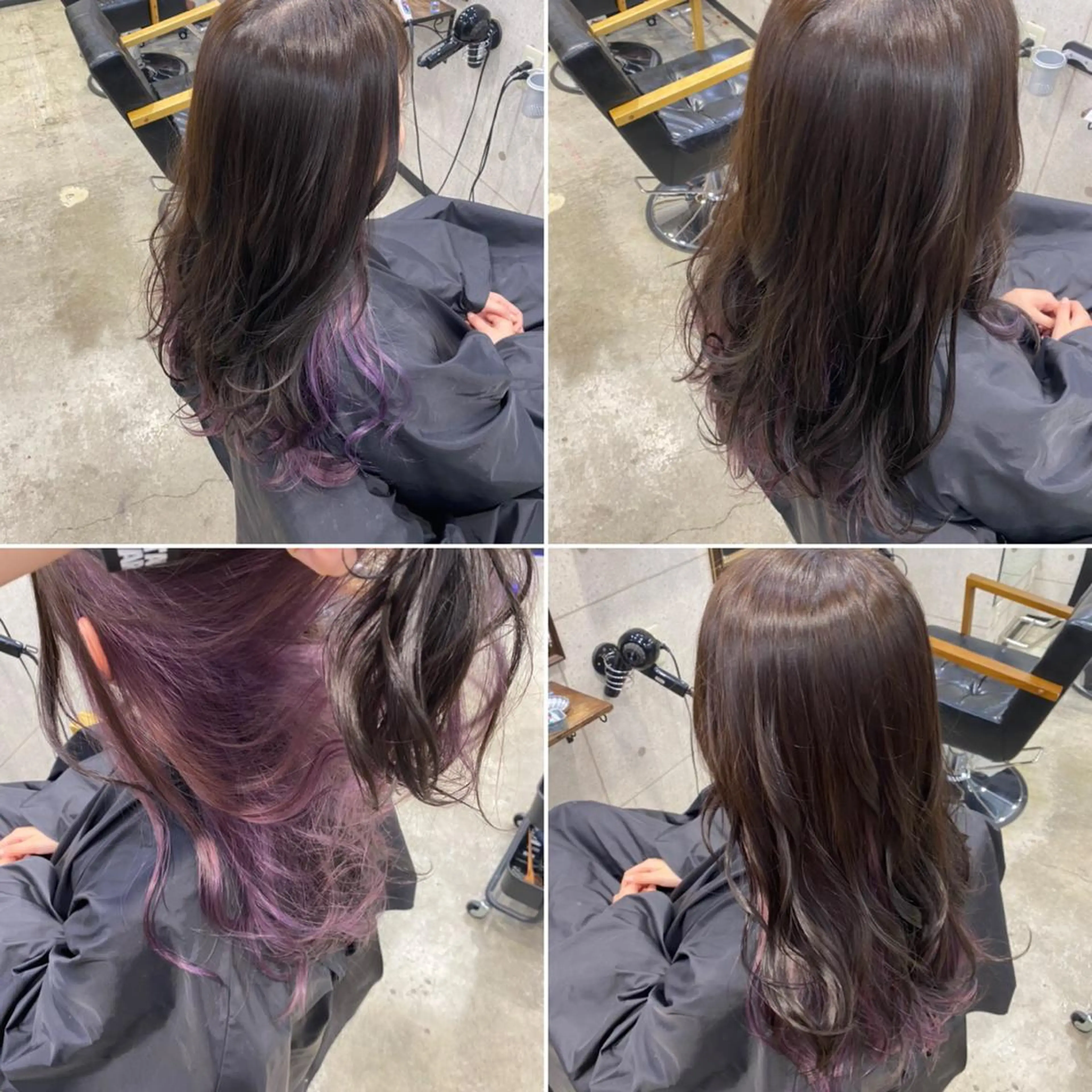 カラー ラベンダーカラー 藤田 清志のヘアスタイル