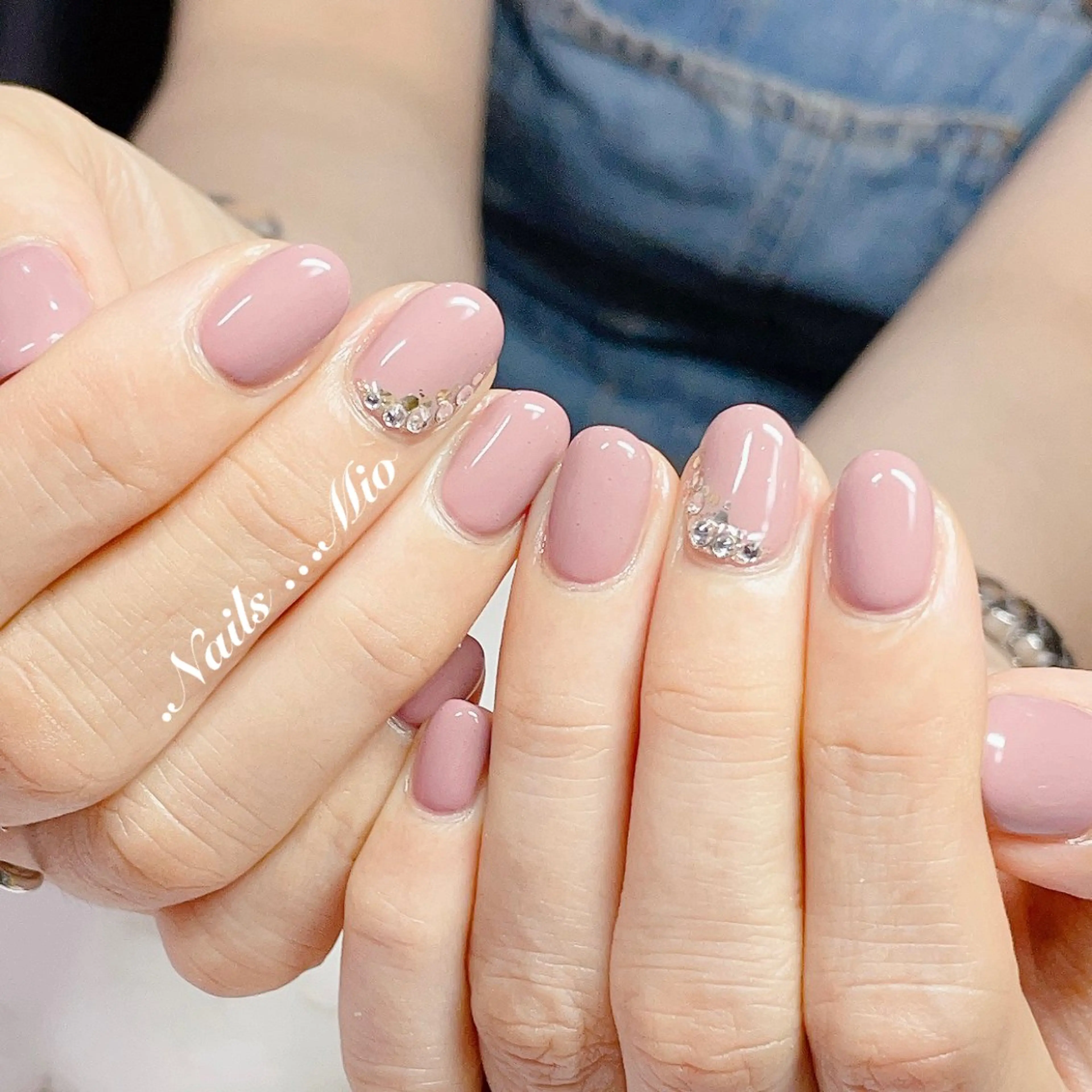 ネイル アートネイル ジェルネイル ワンカラーネイル .Nails Mio 赤羽西ネイルサロンのネイルデザイン