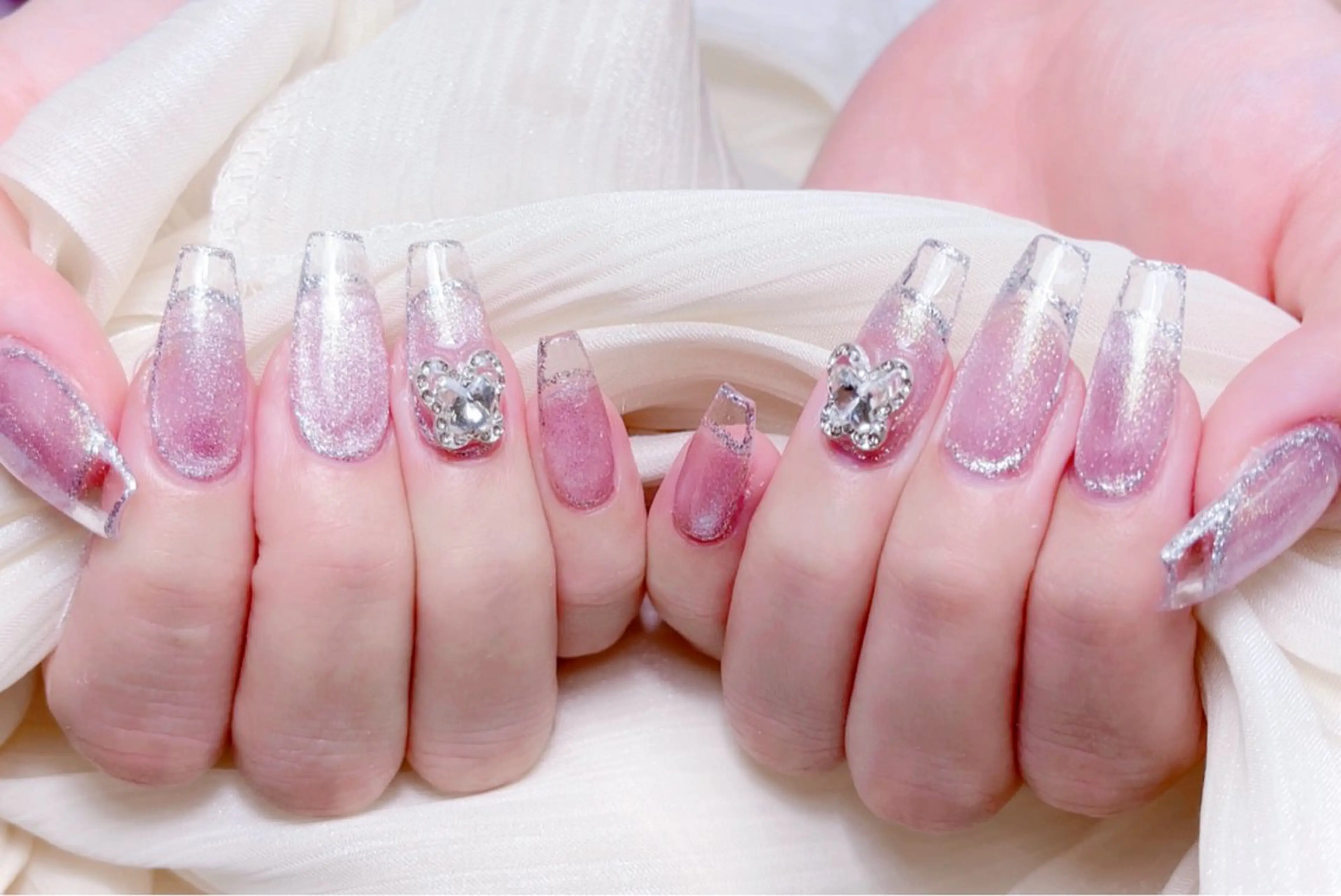 ネイル ハンドネイル M🌷nail 長さだし専門店のネイルデザイン
