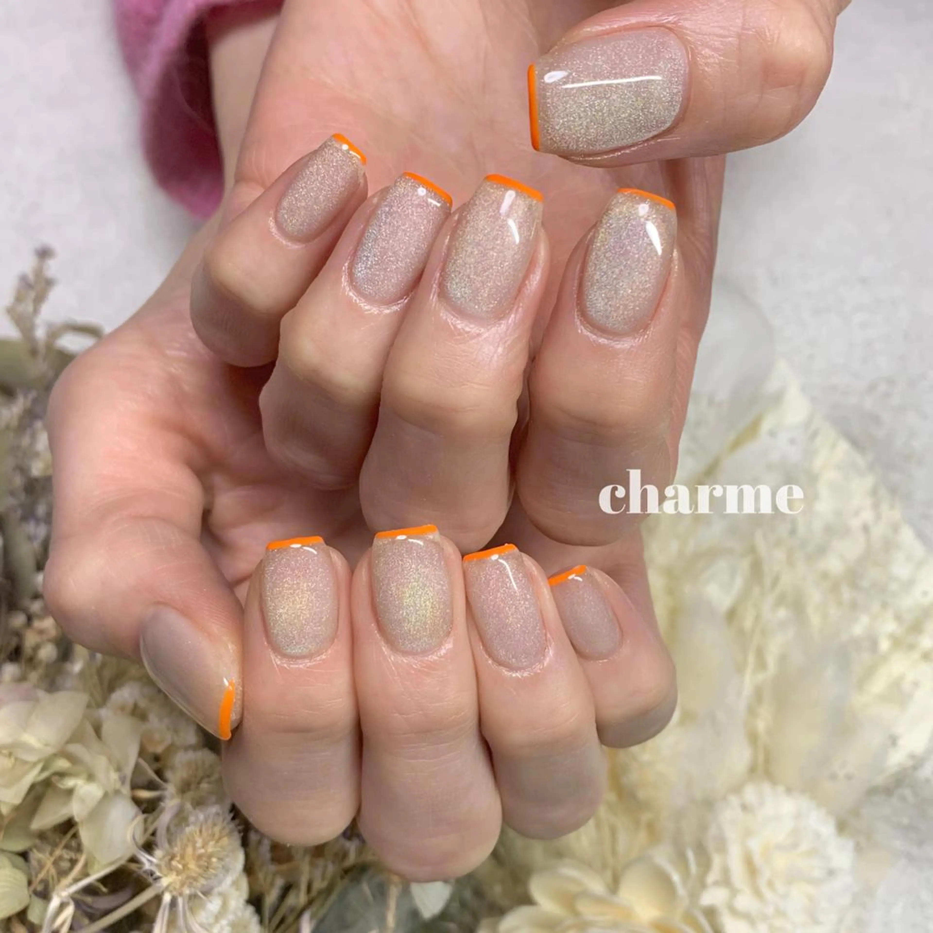 ネイル フレンチネイル マグネットネイル . SHIORIのネイルデザイン