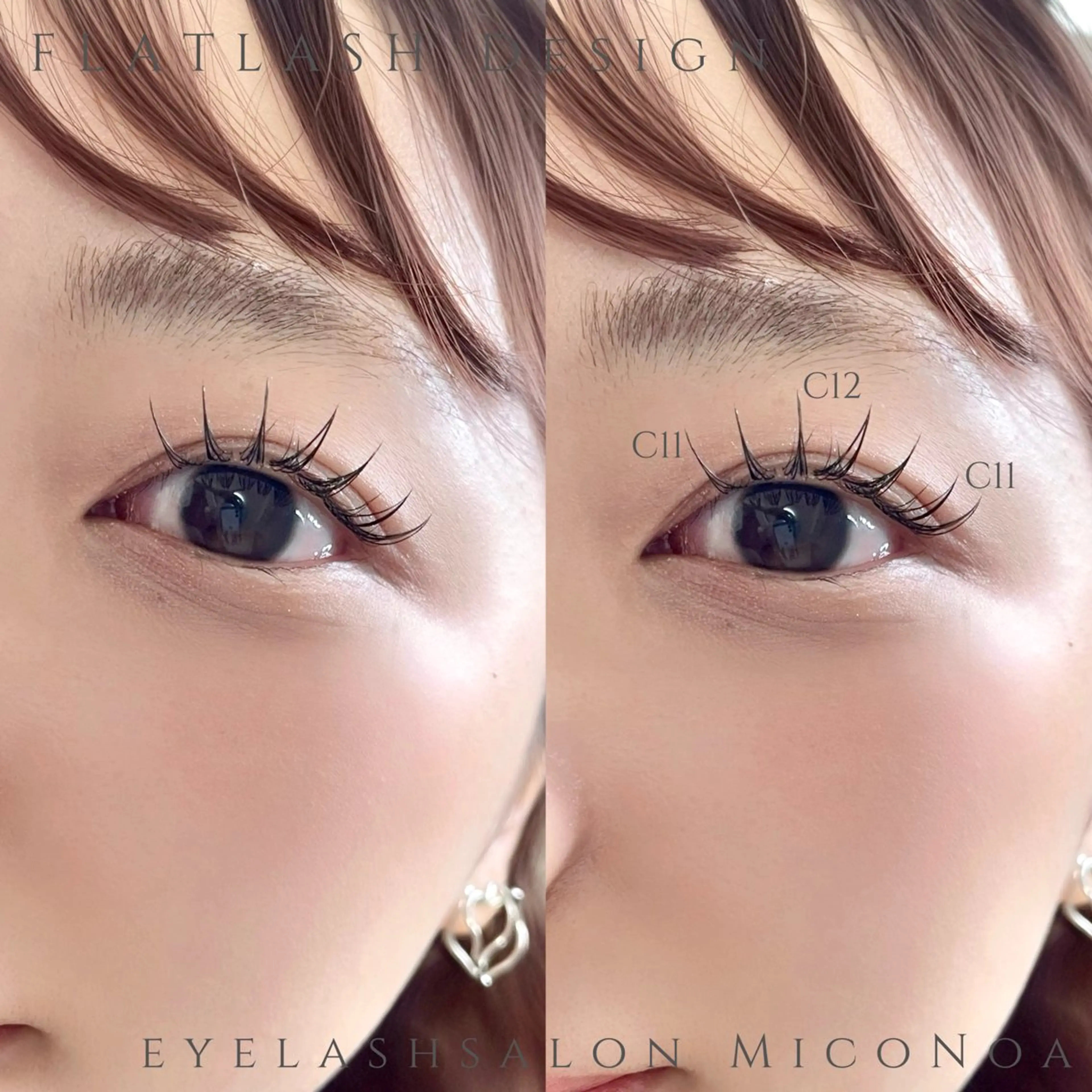 マツエク・マツパ マツエク MicoNoa Asamiのマツエク・マツパデザイン