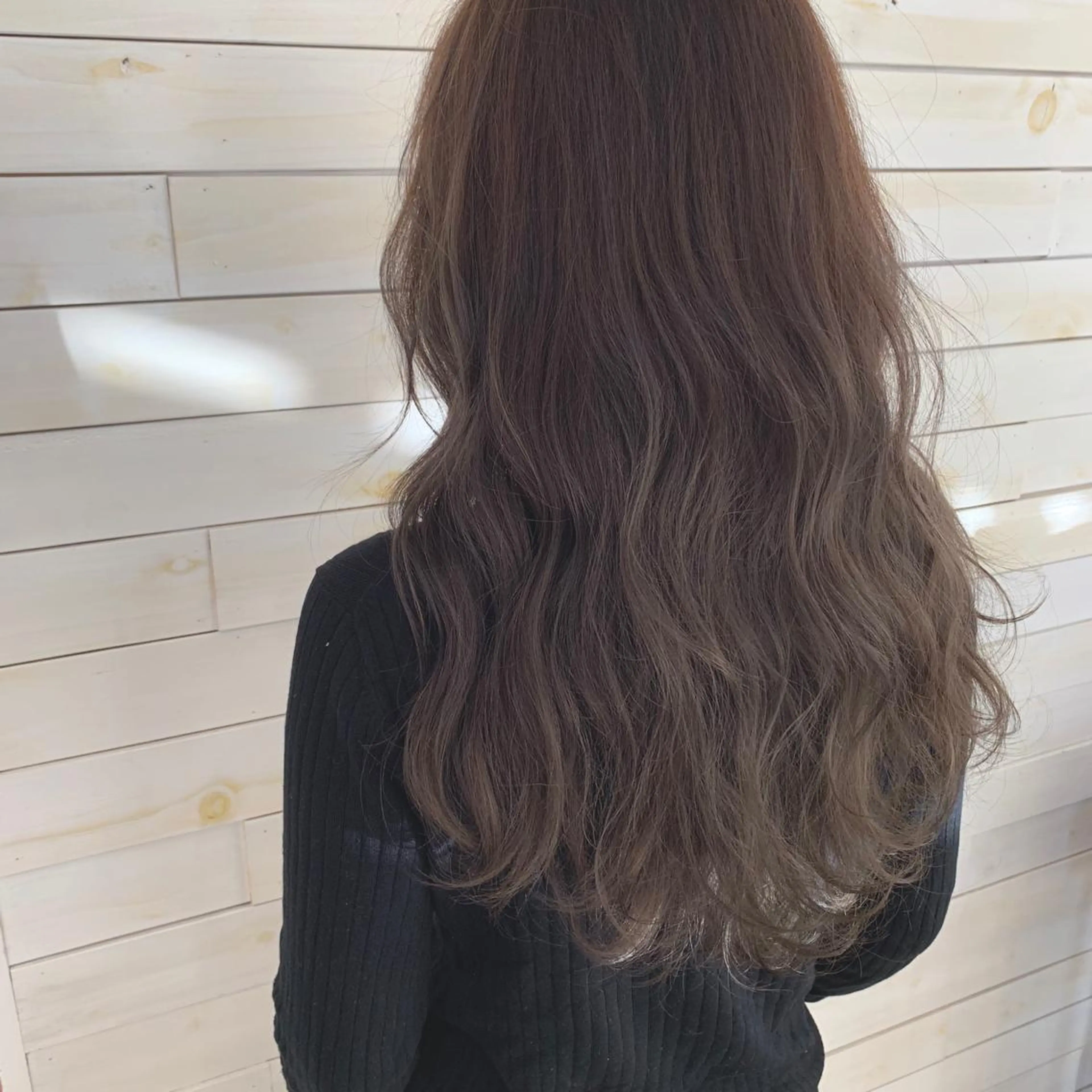 カラー ヘアカラー 黒田瀬奈/ボブ まろやかベージュのヘアスタイル