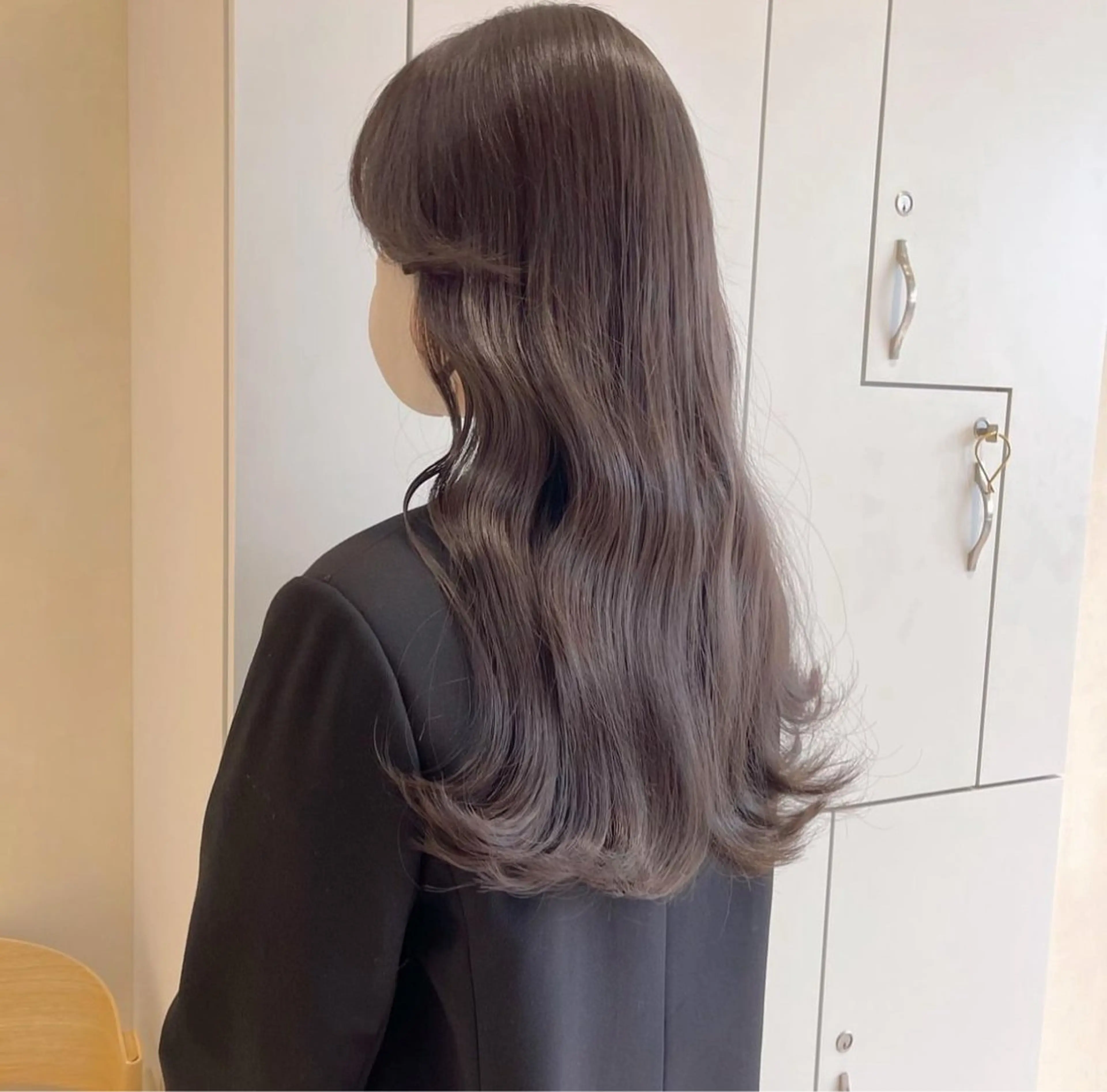 ロング カラー 透明感カラー グレージュ カット ヘアカラー トリートメント 高橋大樹/グレージュ 透明感/髪質改善のヘアスタイル