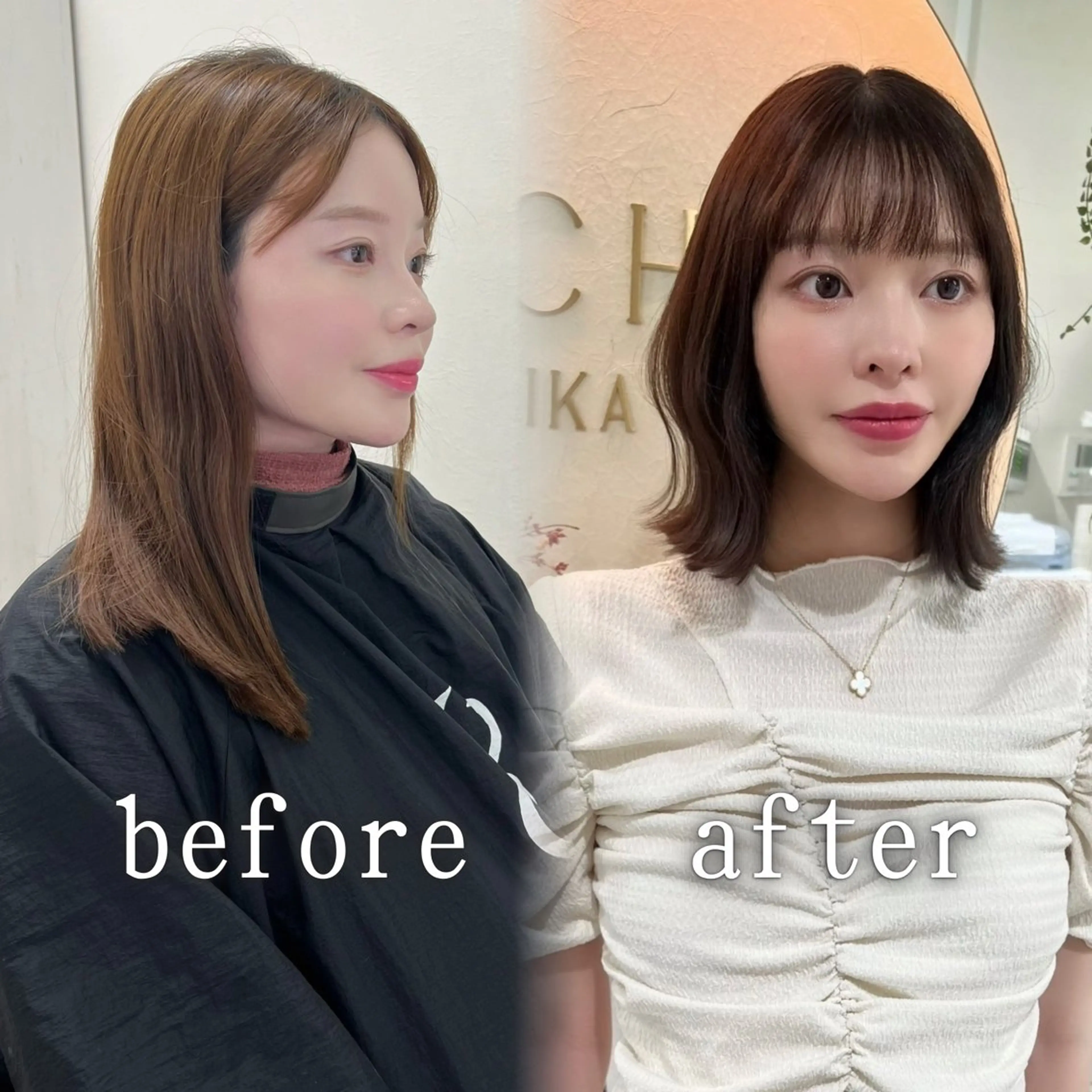 ショート HACHI美容室 韓国ヘア　AKARIのヘアスタイル