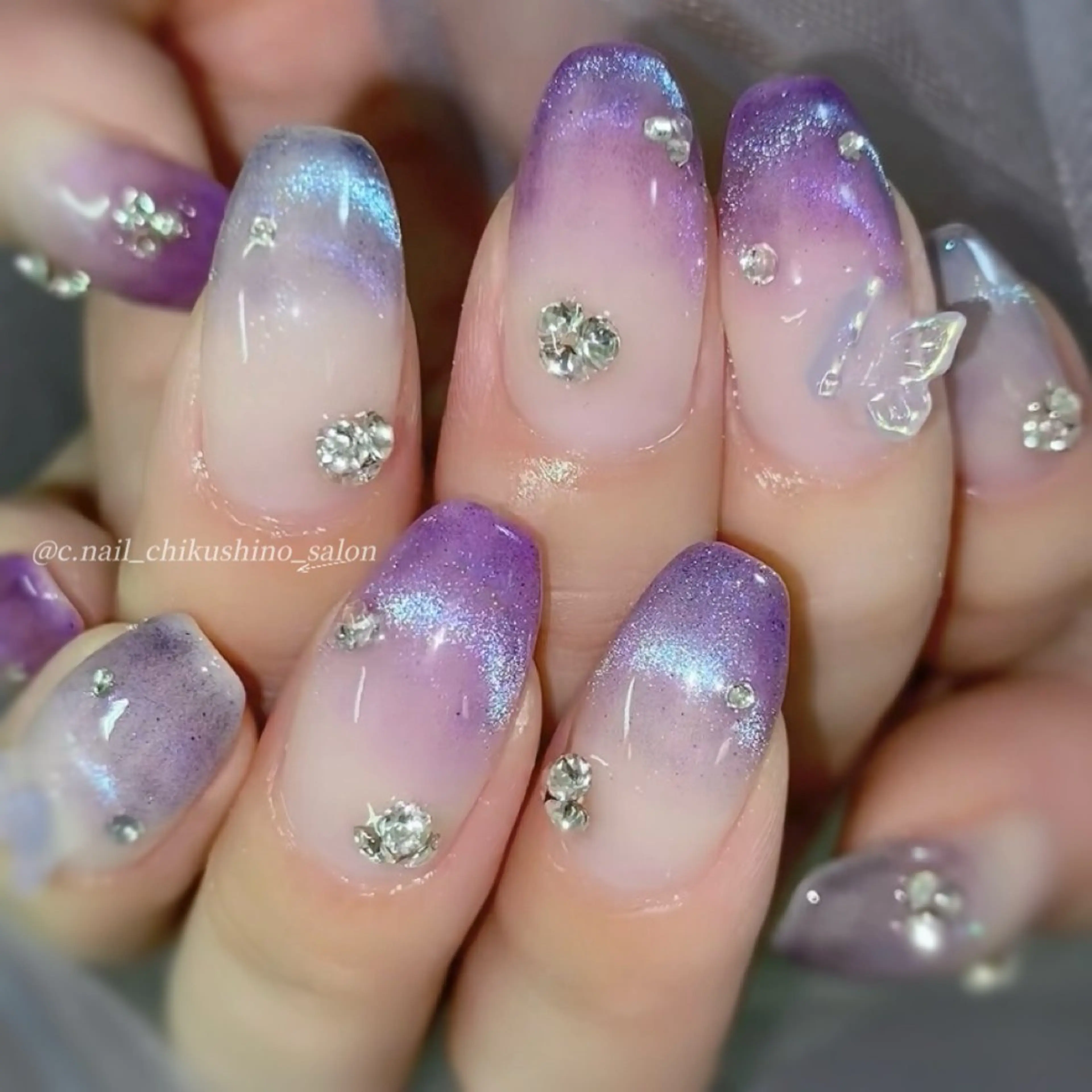 ネイル 持ち込み ハンドネイル C.Nail &Eye筑紫駅のネイルデザイン