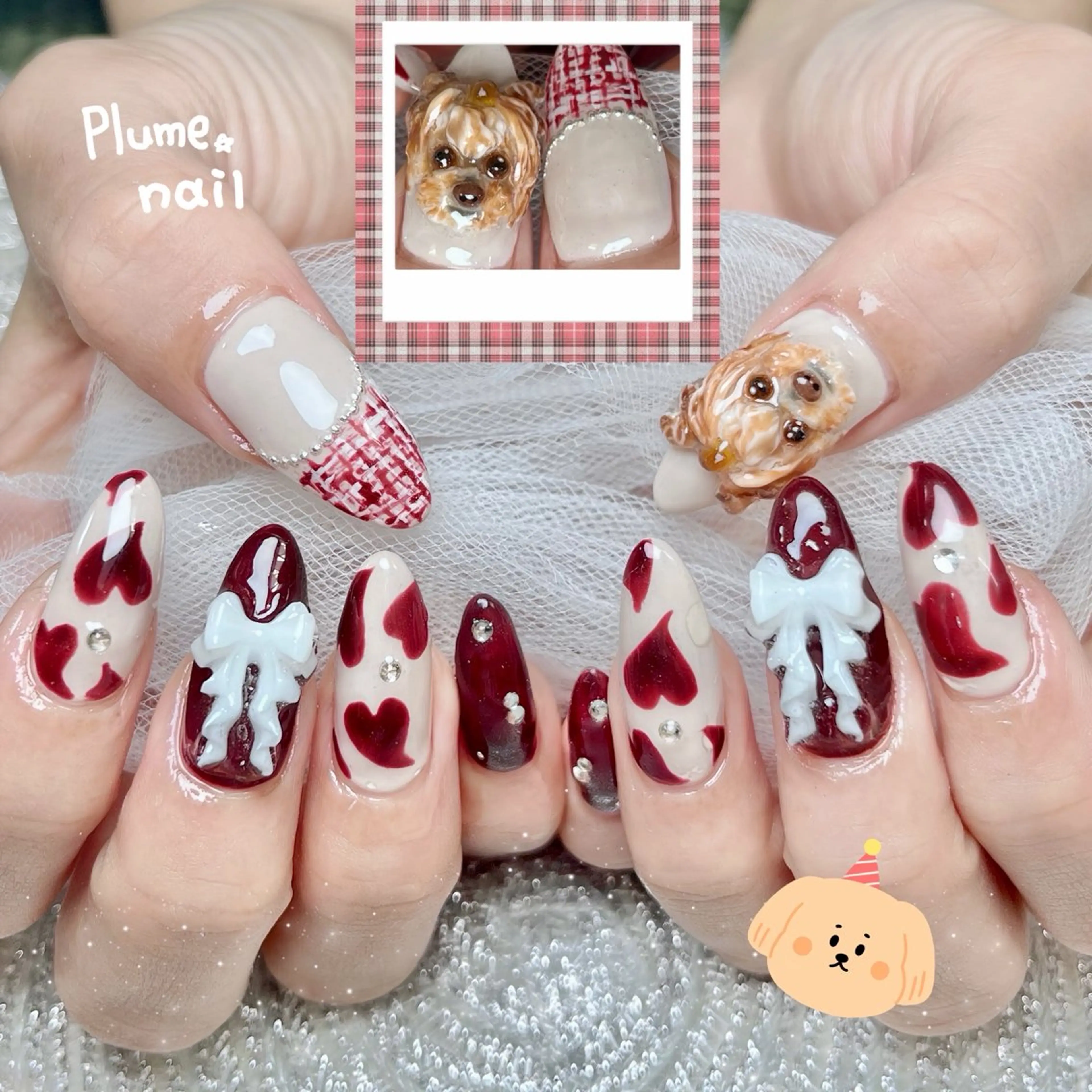 ネイル ハンドネイル plume nail ☆韓国ネイルのネイルデザイン