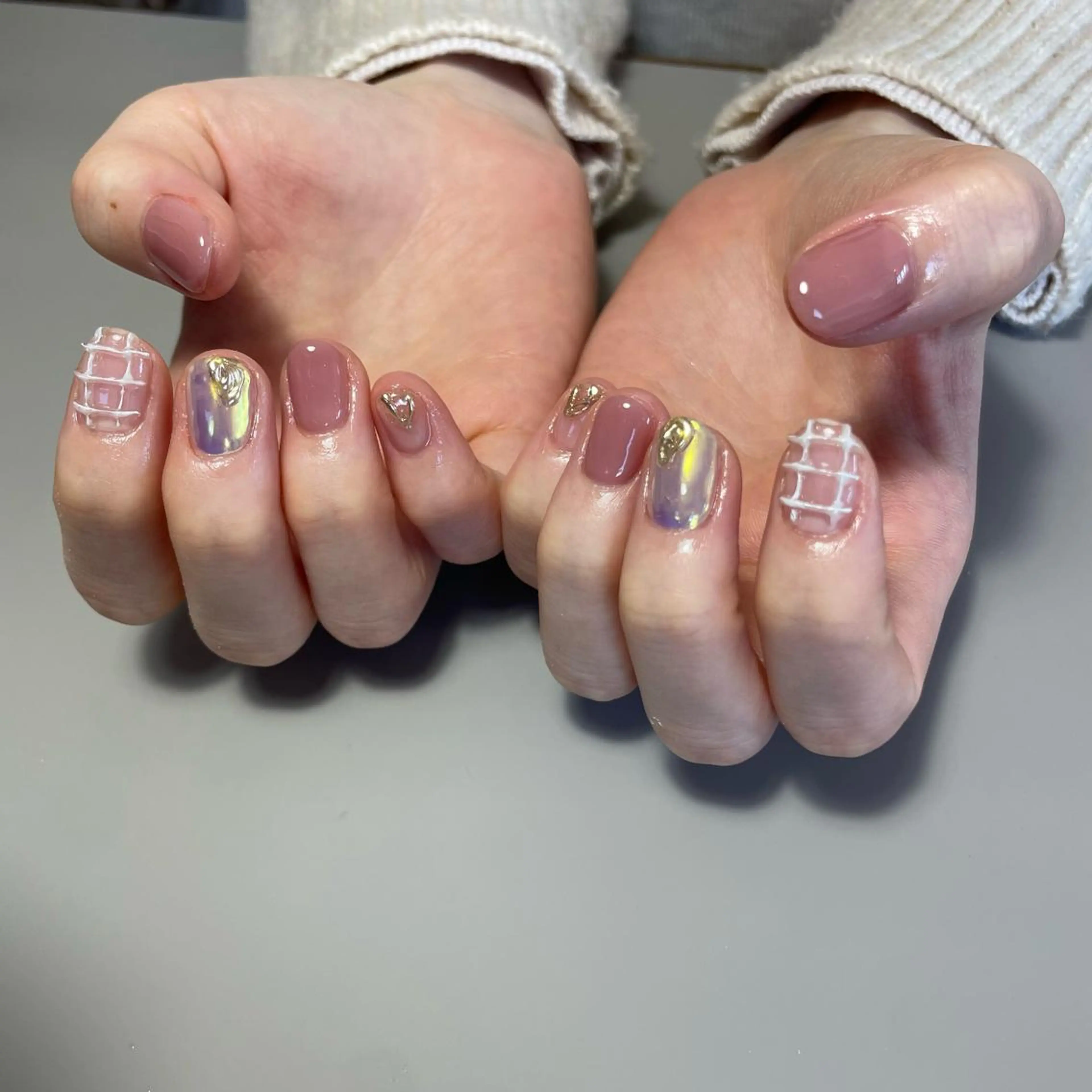 ネイル ハンドネイル ハンドケア freex nail /ニュアンス/個性派のネイルデザイン